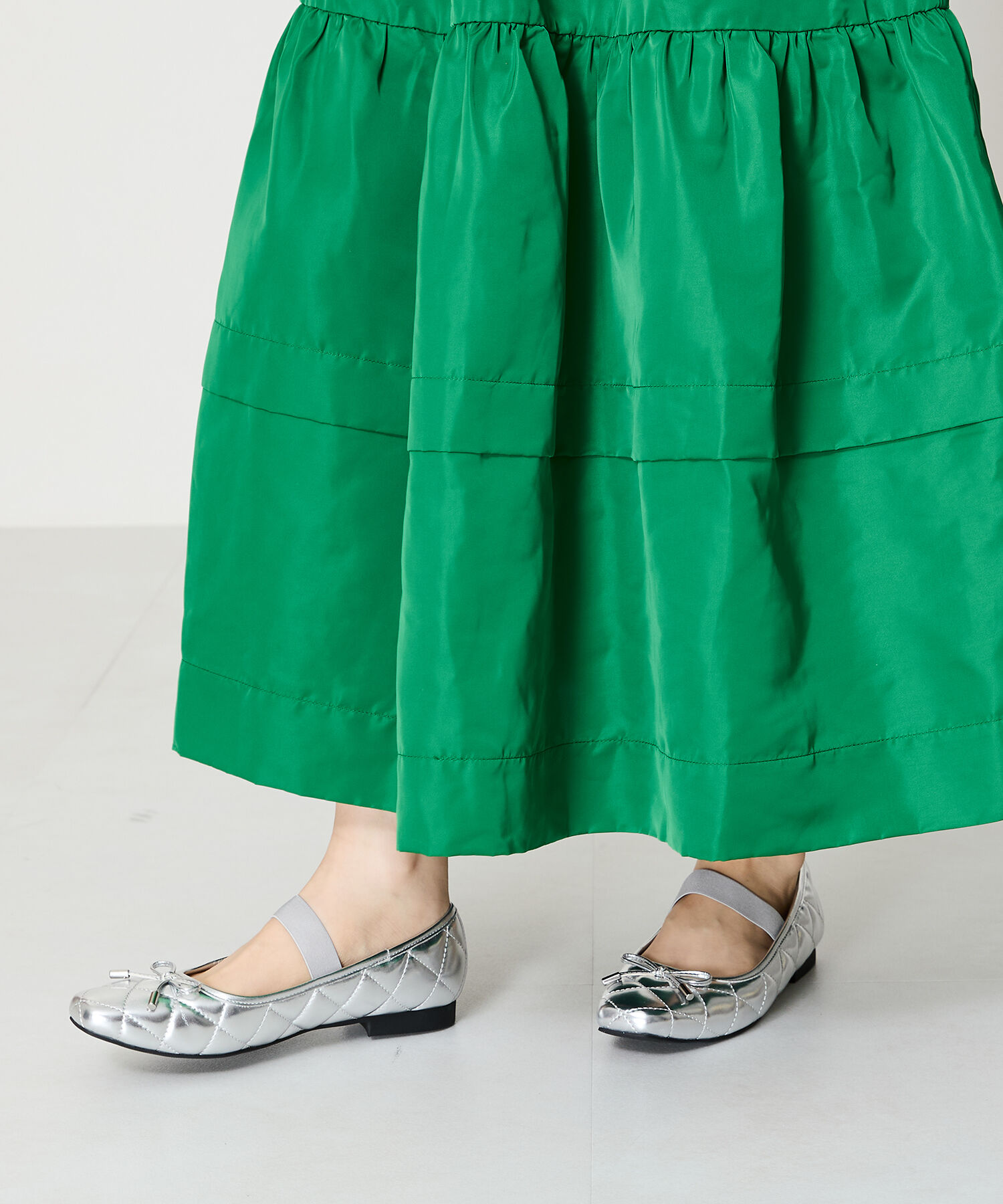 WA Oriental TRaffic「キルティング デザイン バレエ シューズ /42307」|パンプス|