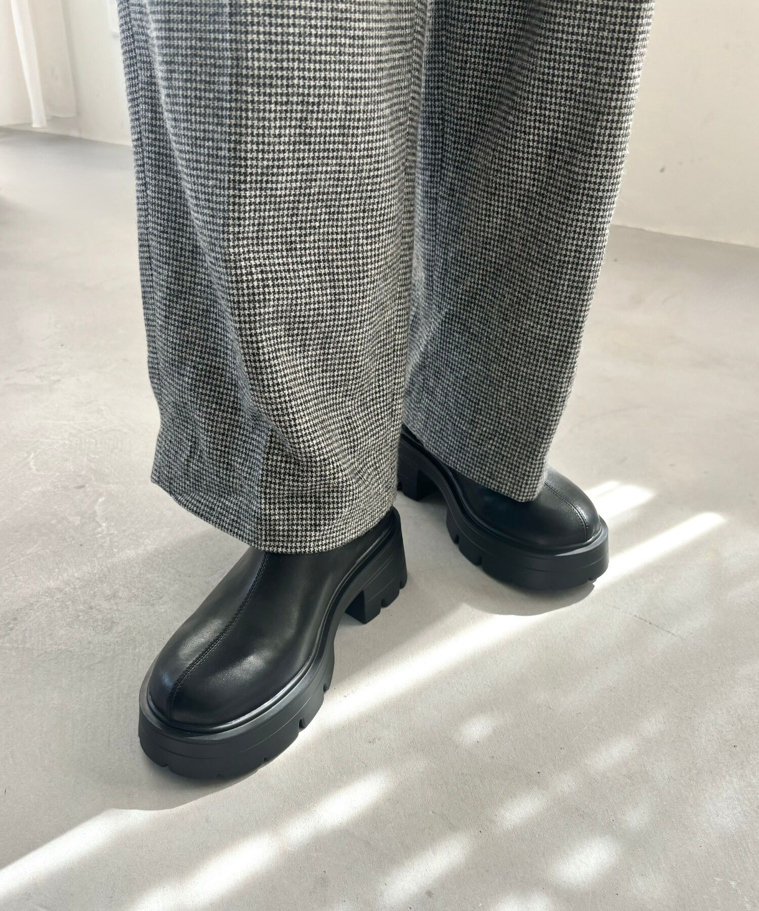 ORiental TRaffic「ソフト レザー 厚底 ショート ブーツ /41416」|ショートブーツ|