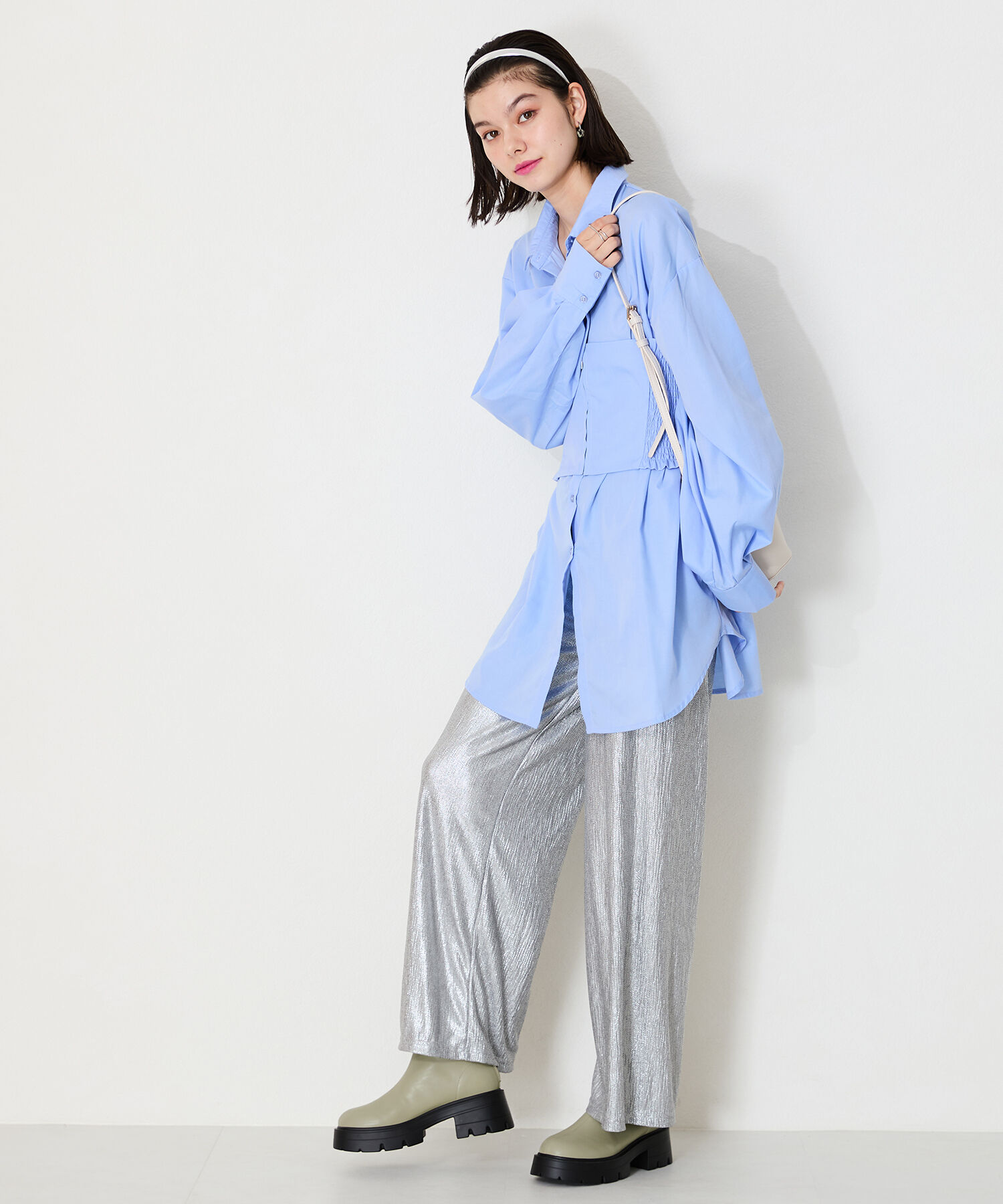 ORiental TRaffic「ソフト レザー 厚底 ショート ブーツ /41416」|ショートブーツ|