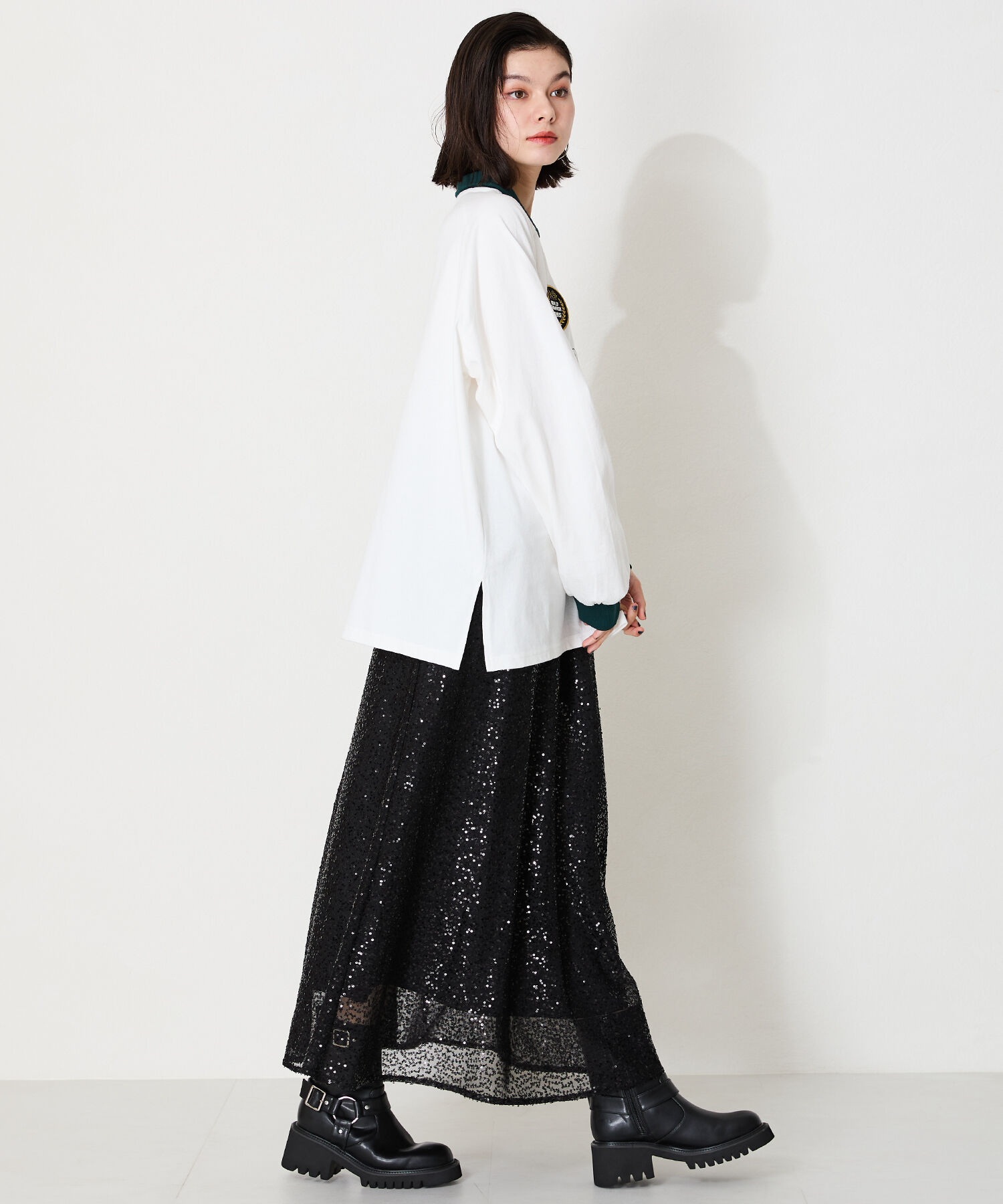 ORiental TRaffic「エンジニア ミドル ブーツ /41421」|ショートブーツ|