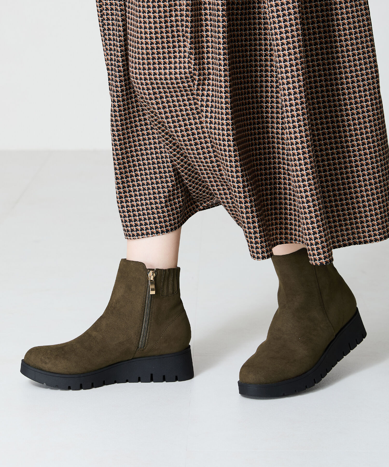 WA Oriental TRaffic「ウエッジソールショートブーツ/42405」|ショートブーツ|