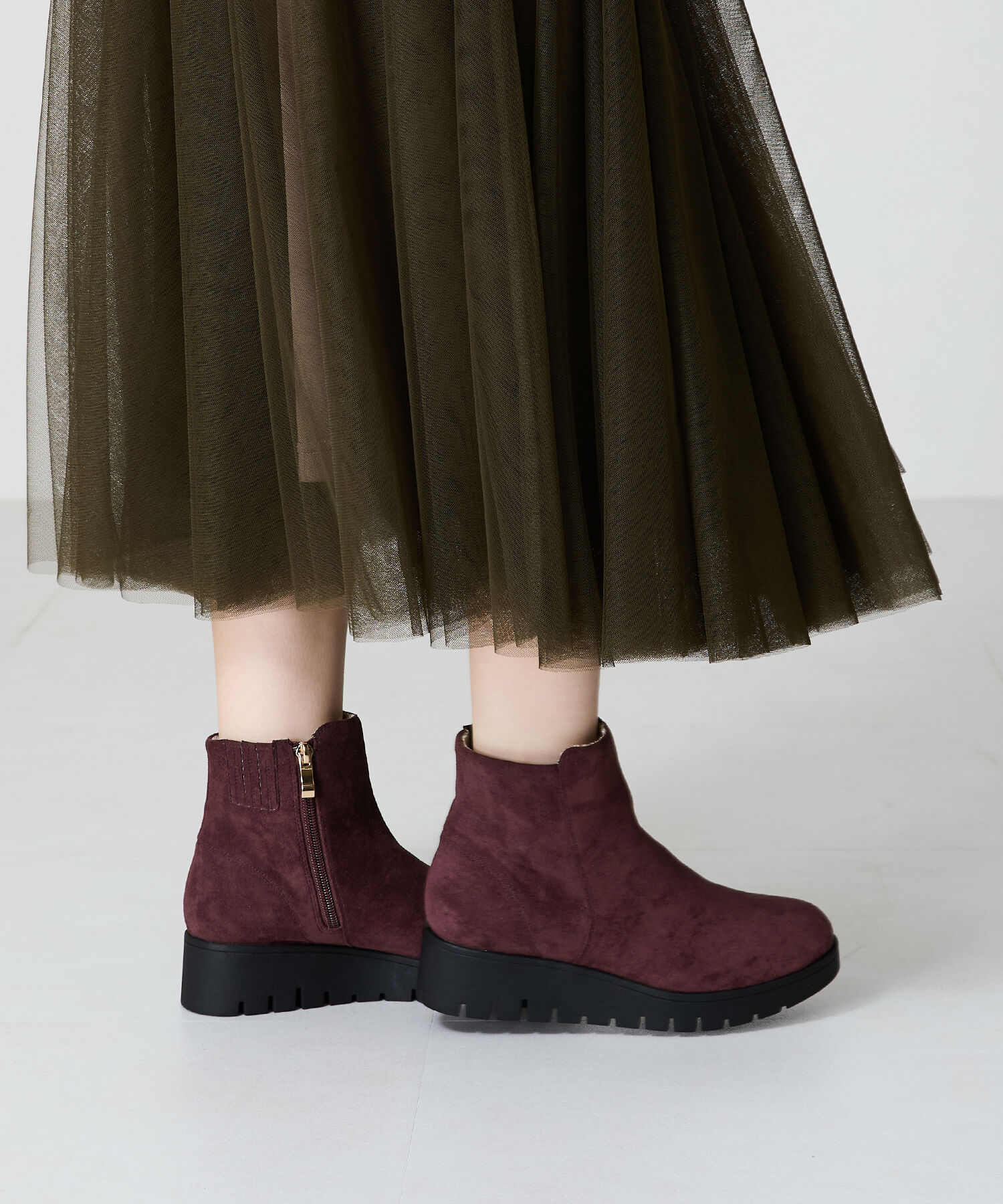 WA Oriental TRaffic「ウエッジソールショートブーツ/42405」|ショートブーツ|