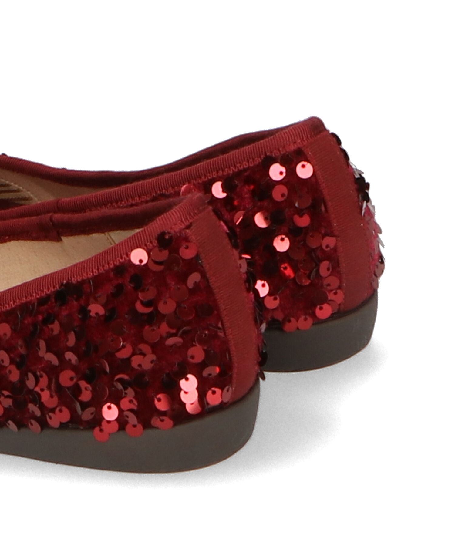 ORiental TRaffic「【跳べるパンプス/シリーズ累計１５０万足突破】スパンコール スクエアトゥ バレエシューズ R-3216」|パンプス|