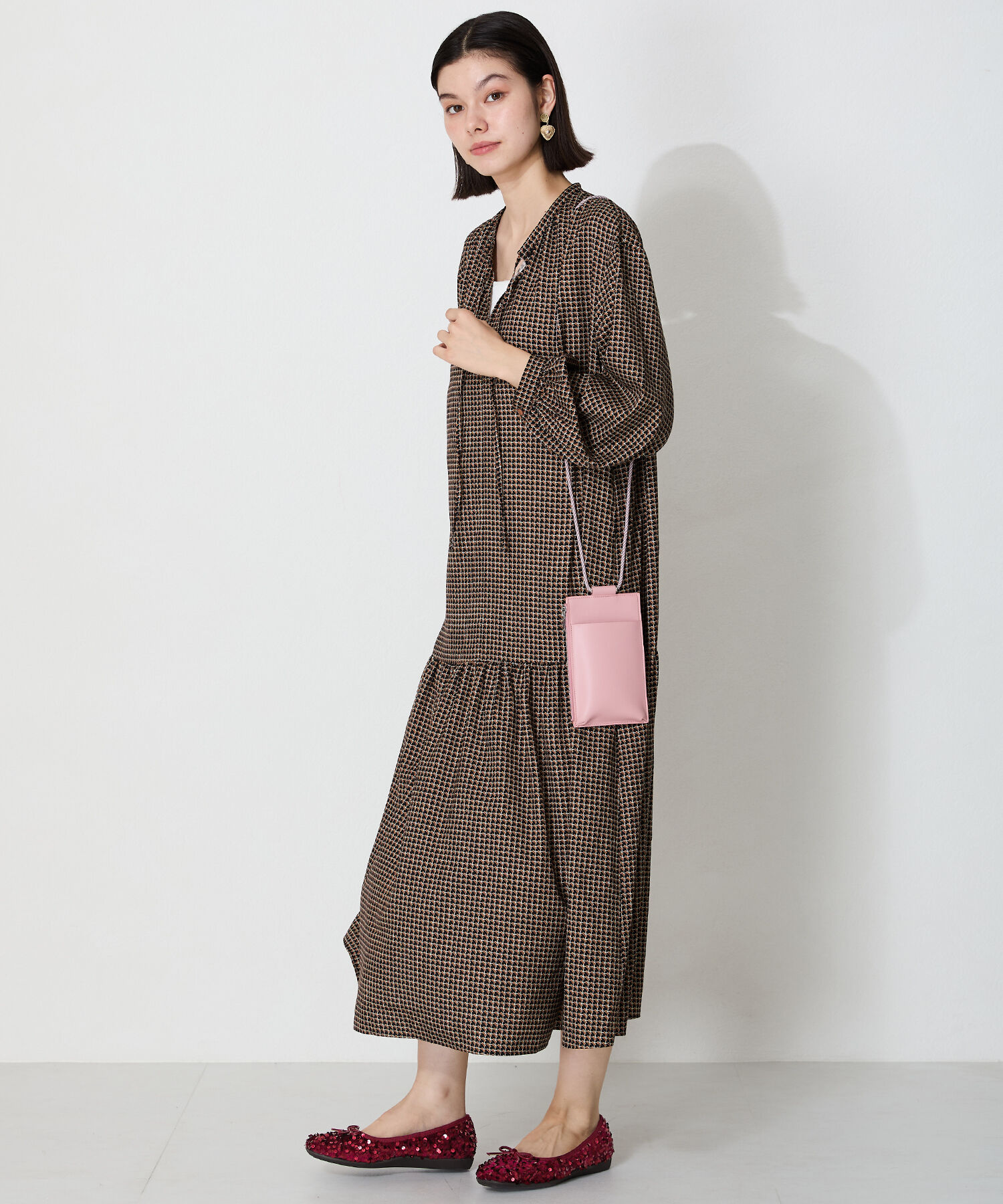 ORiental TRaffic「【跳べるパンプス/シリーズ累計１５０万足突破】スパンコール スクエアトゥ バレエシューズ R-3216」|パンプス|