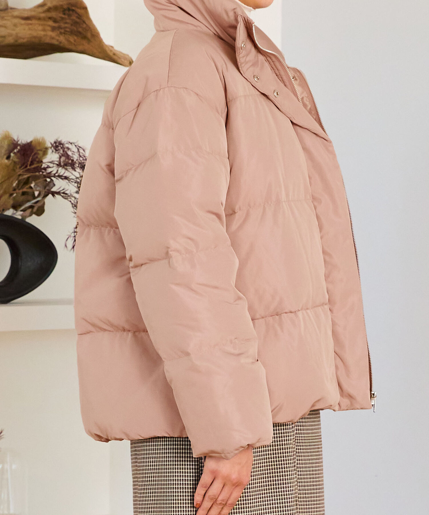 ORiental TRaffic「スタンドネック ボリューム ダウン ジャケット /MO43D01」|ダウン|