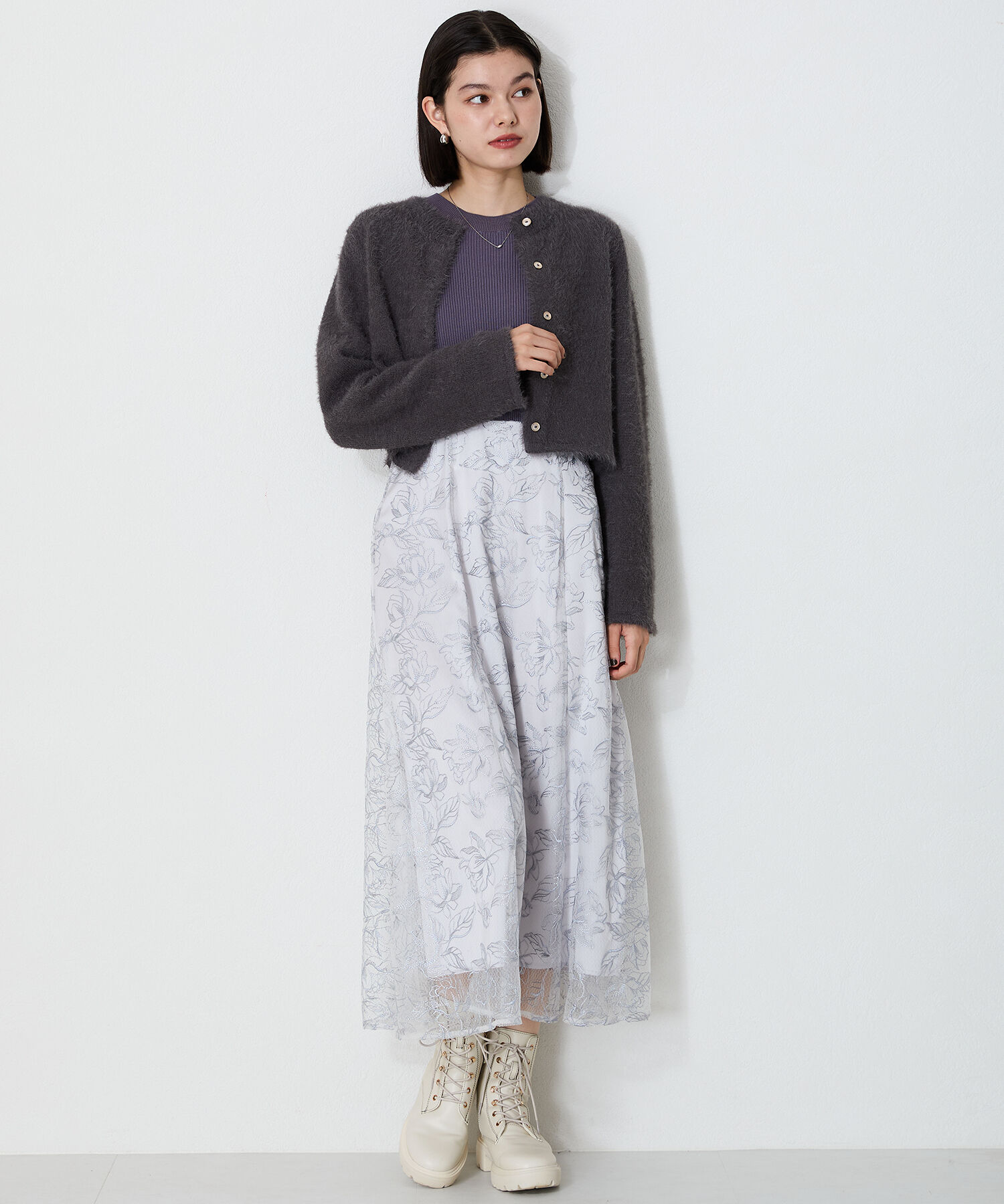 ORiental TRaffic「タンクソールレースアップブーツ/41413」|ショートブーツ|