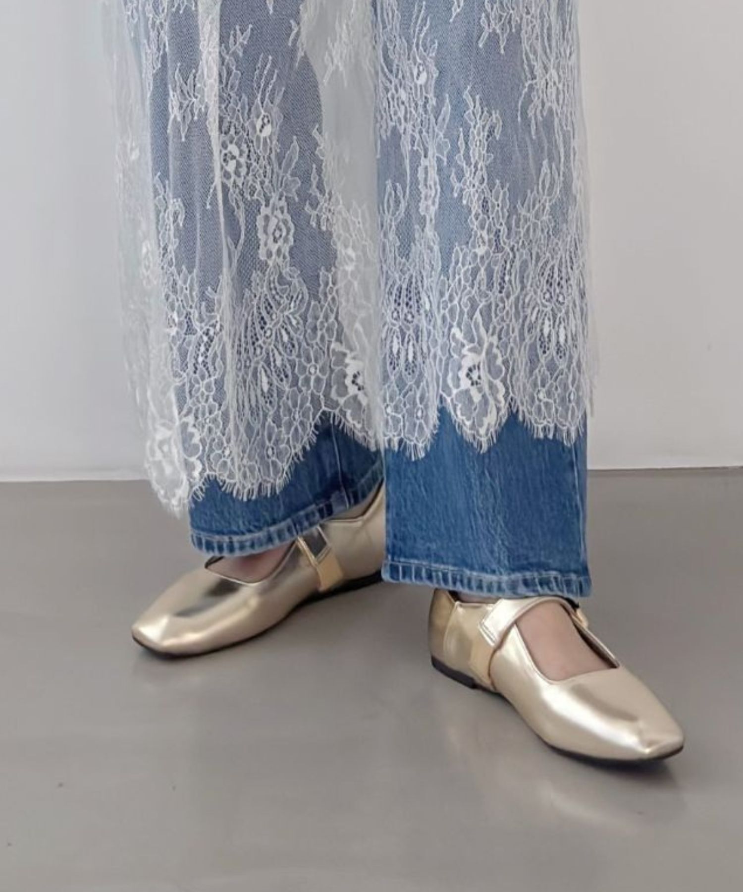 WA Oriental TRaffic「柔らか ストラップ フラット パンプス /52104 フィット クッション」|パンプス|