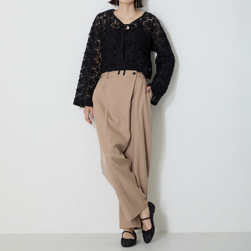 ORiental TRaffic「ツイードバレエストラップパンプス/51106」|パンプス|