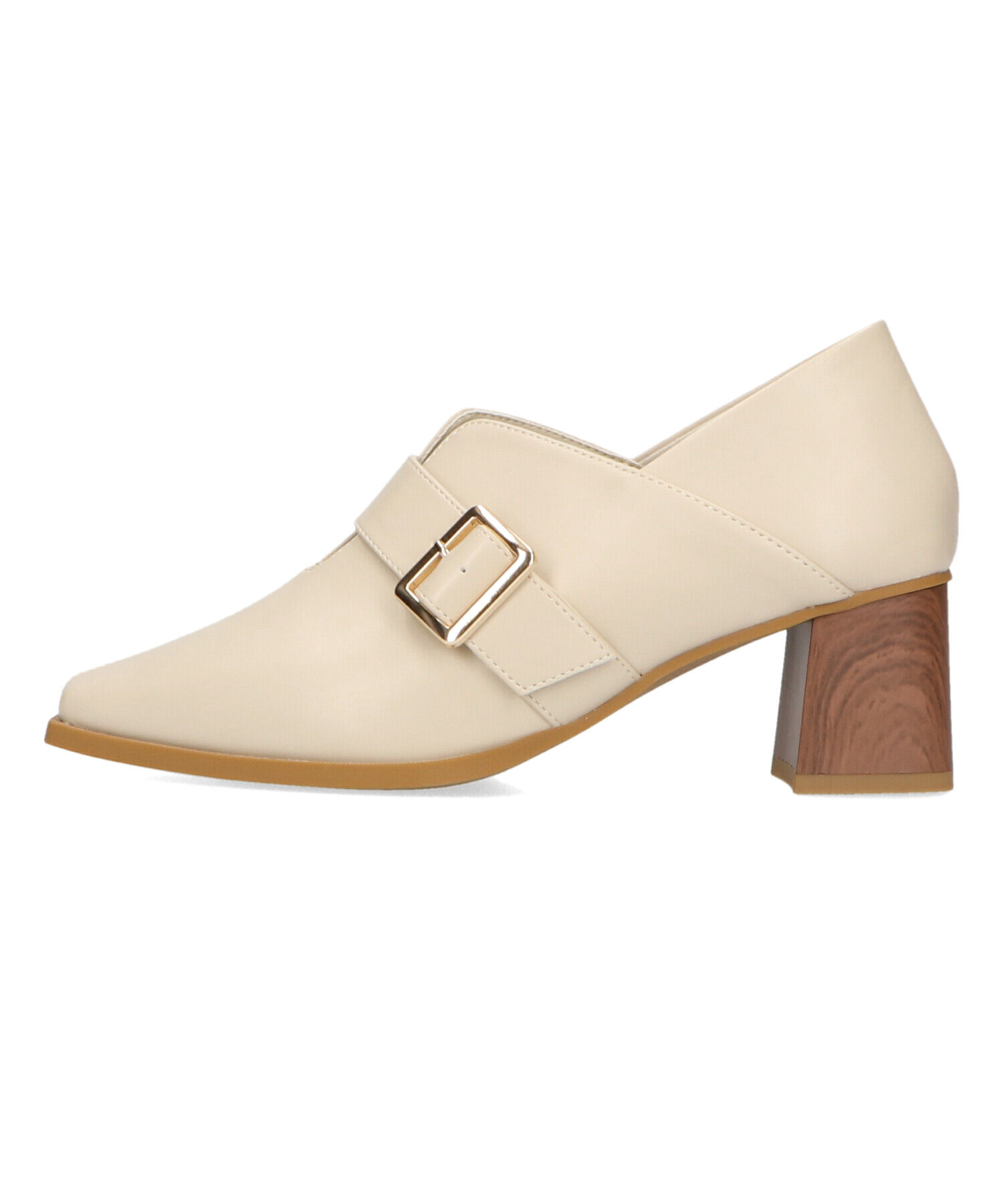 ORiental TRaffic「ウッドヒールベルトパンプス/51103 パンプス トレンド 人気 売れてる」|パンプス|