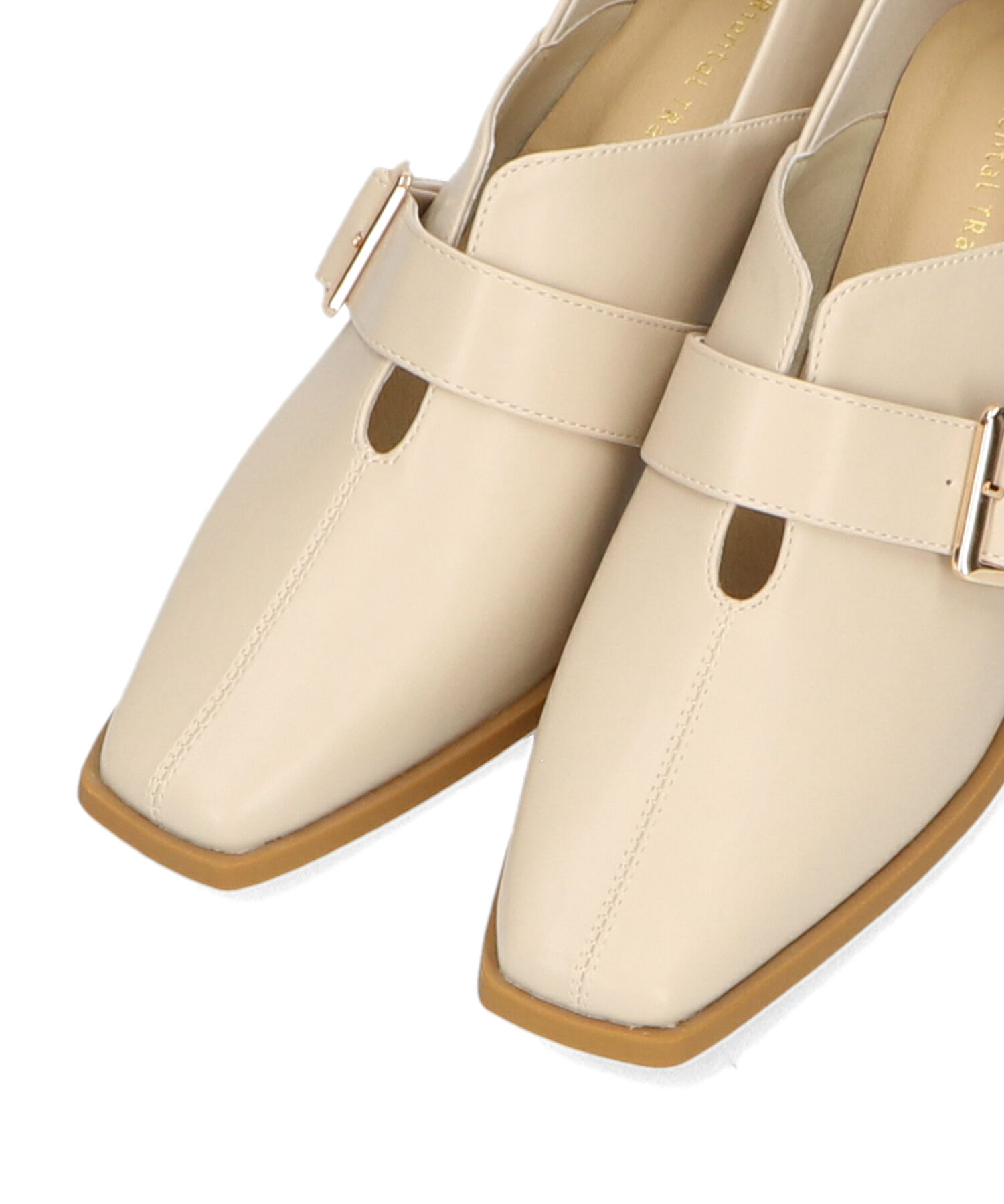 ORiental TRaffic「ウッドヒールベルトパンプス/51103 パンプス トレンド 人気 売れてる」|パンプス|