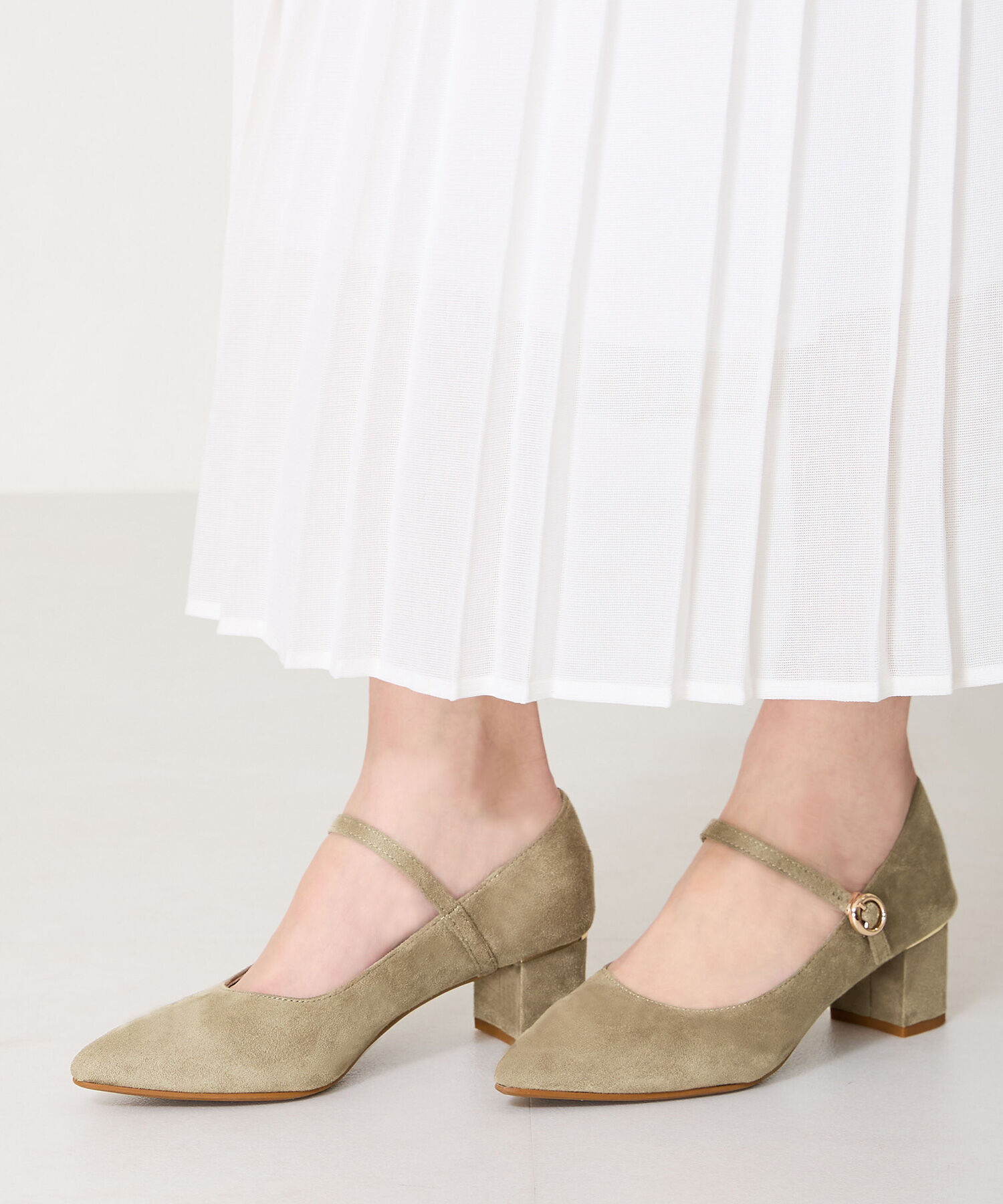 WA Oriental TRaffic「ポインテッドトゥストラップパンプス/52103」|パンプス|GREEN