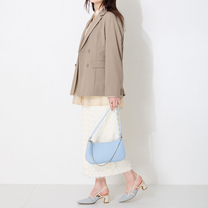 ORiental TRaffic「リブニット細ストラップパンプス/51114 人気 トレンド 売れてる パンプス ニット」|パンプス|