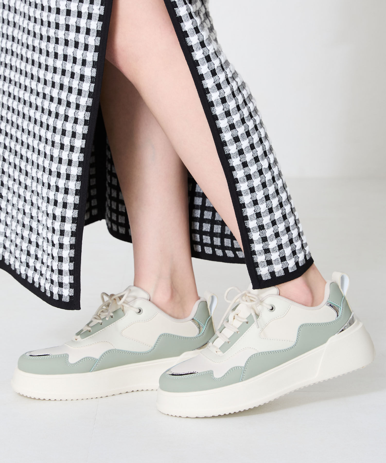 ORiental TRaffic「配色コートソールスニーカー/OT3756 スニーカー トレンド 人気 売れてる」|スニーカー|