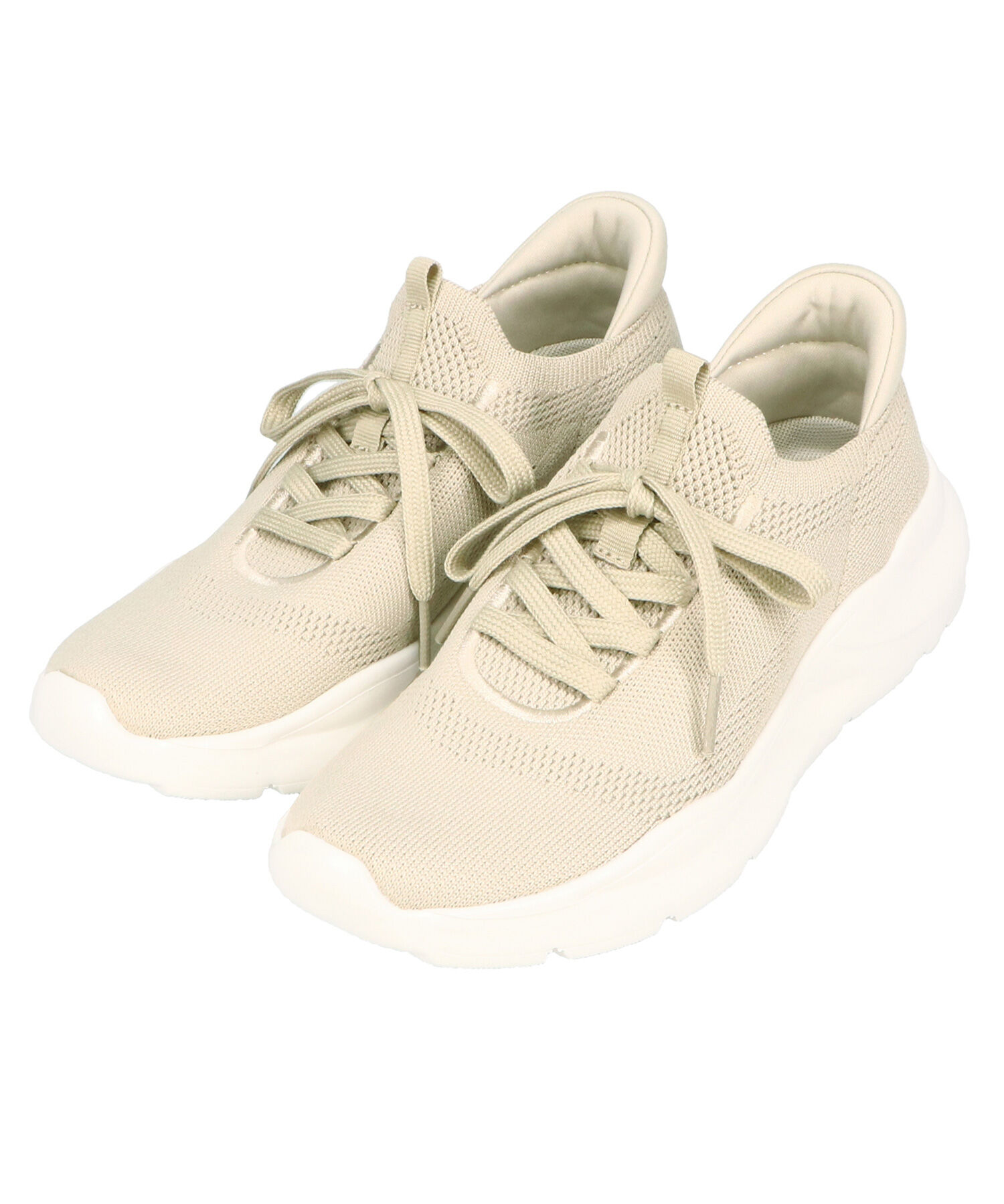 ORiental TRaffic「 【瞬間フィット】 ニットスニーカー /OT3757 軽量 歩きやすい 楽ちん ハンズフリー」|スニーカー|