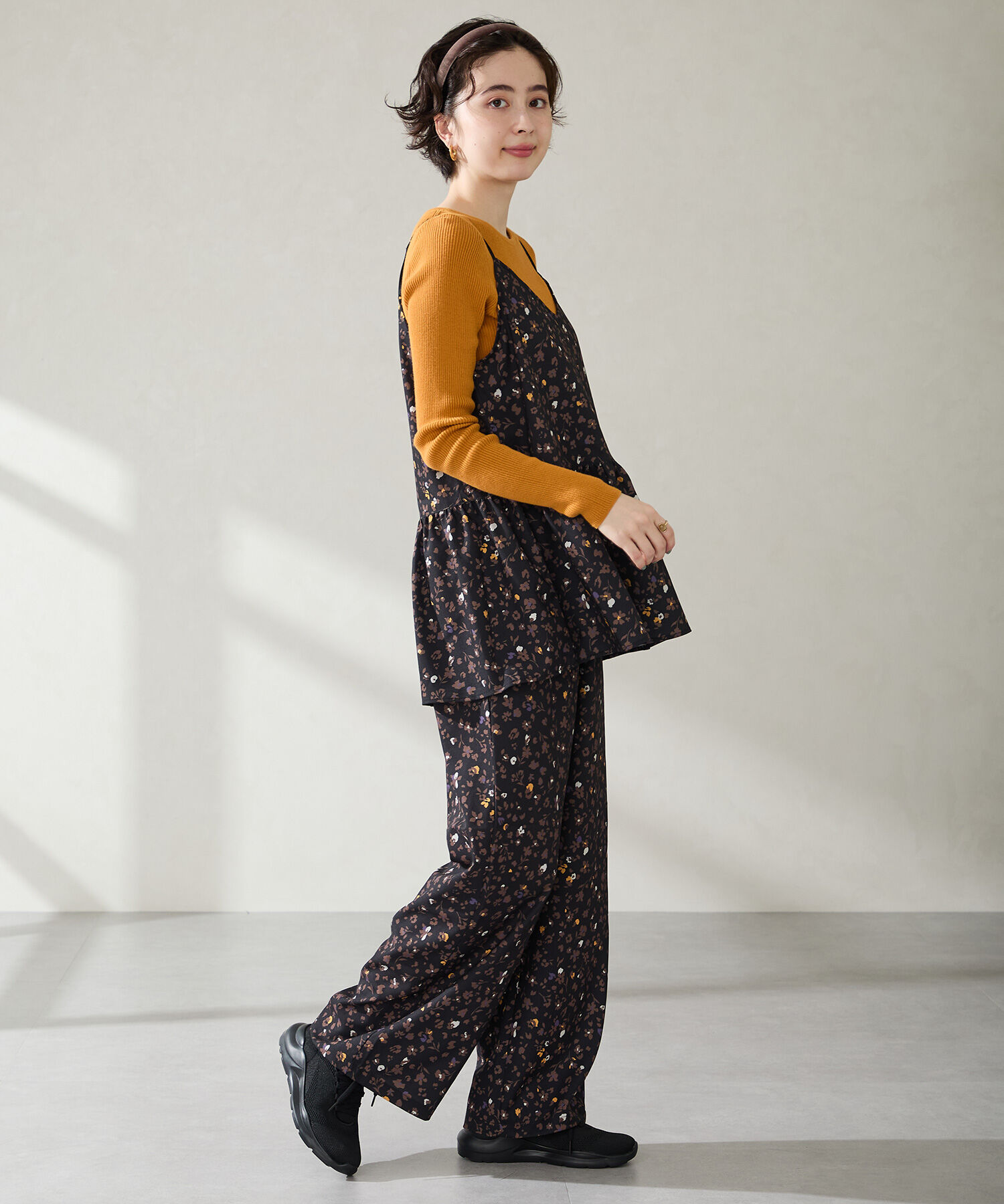 ORiental TRaffic「 【瞬間フィット】 ニットスニーカー /OT3757 軽量 歩きやすい 楽ちん ハンズフリー」|スニーカー|