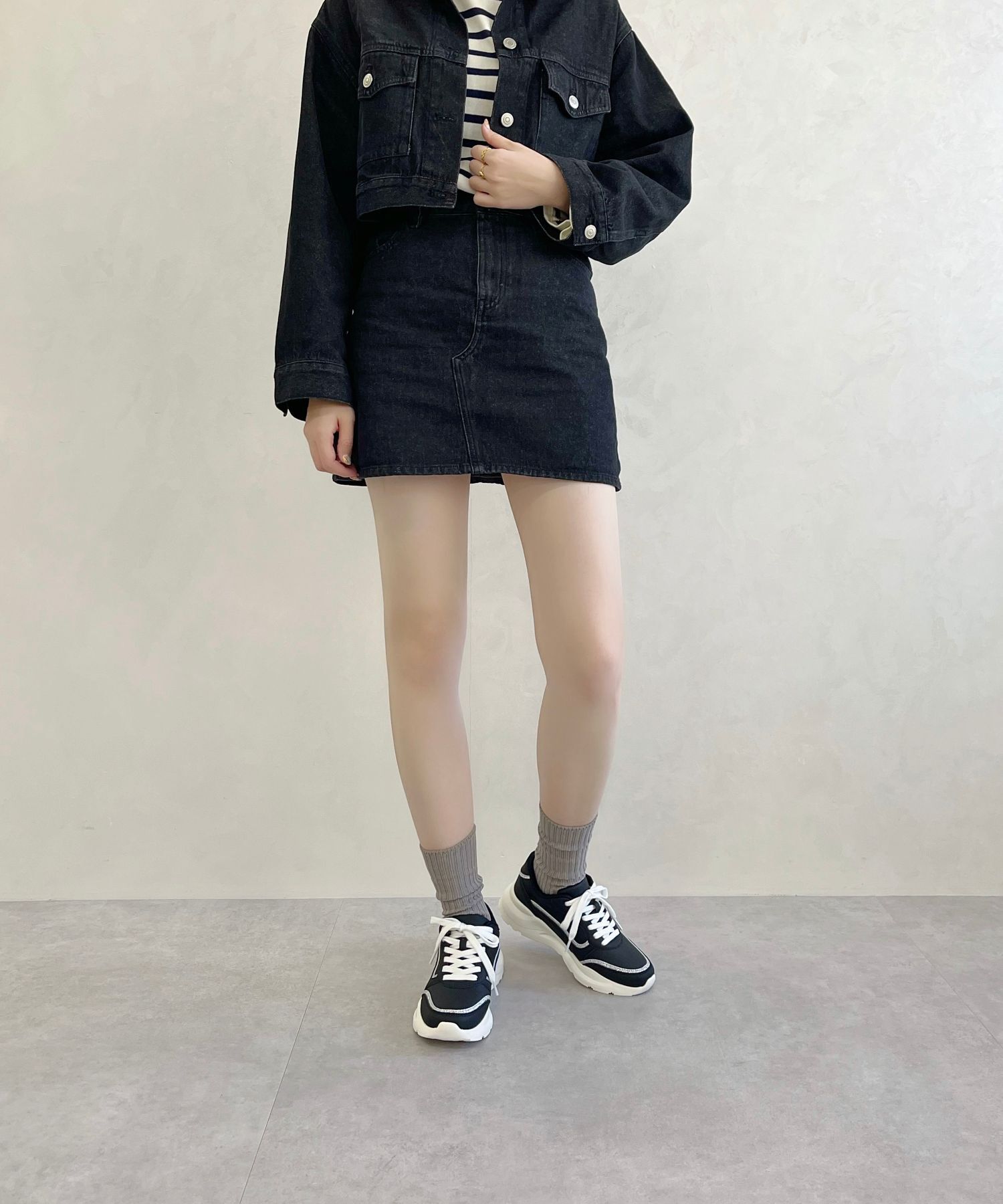 ORiental TRaffic「グリッターラインスニーカー/OT3762 スニーカー トレンド 人気 売れてる」|スニーカー|