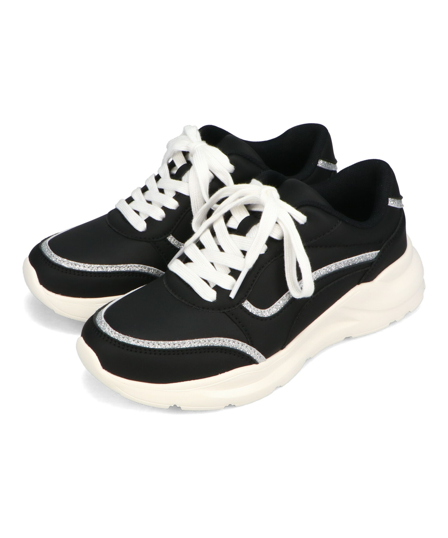 ORiental TRaffic「グリッターラインスニーカー/OT3762 スニーカー トレンド 人気 売れてる」|スニーカー|