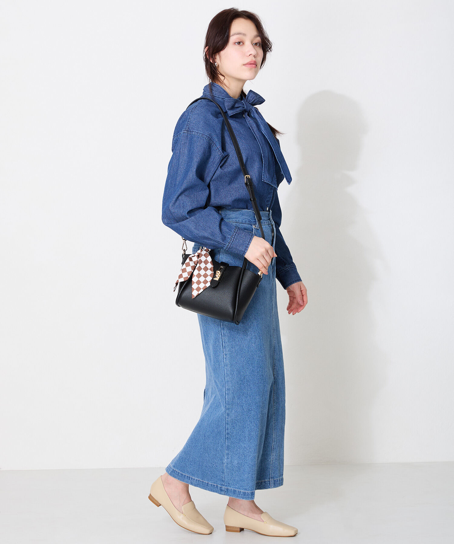 ORiental TRaffic「スカーフ 付き 2way ハンド バッグ /BA-252 ハンドバッグ」|ハンドバッグ|