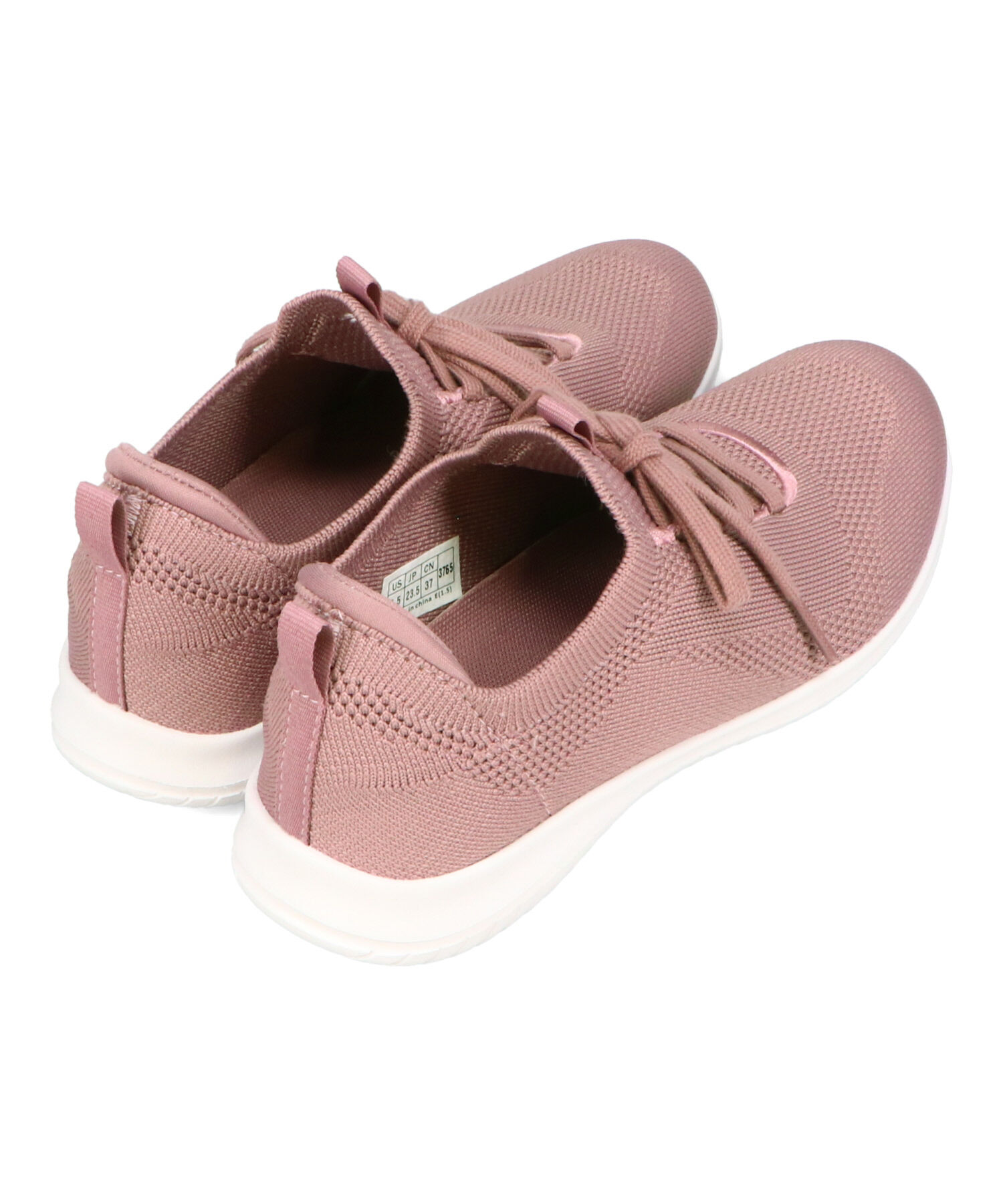 ORiental TRaffic「レースアップ ニット スニーカー /OT3765  トレンド　人気  軽い ワンタッチ」|スニーカー|