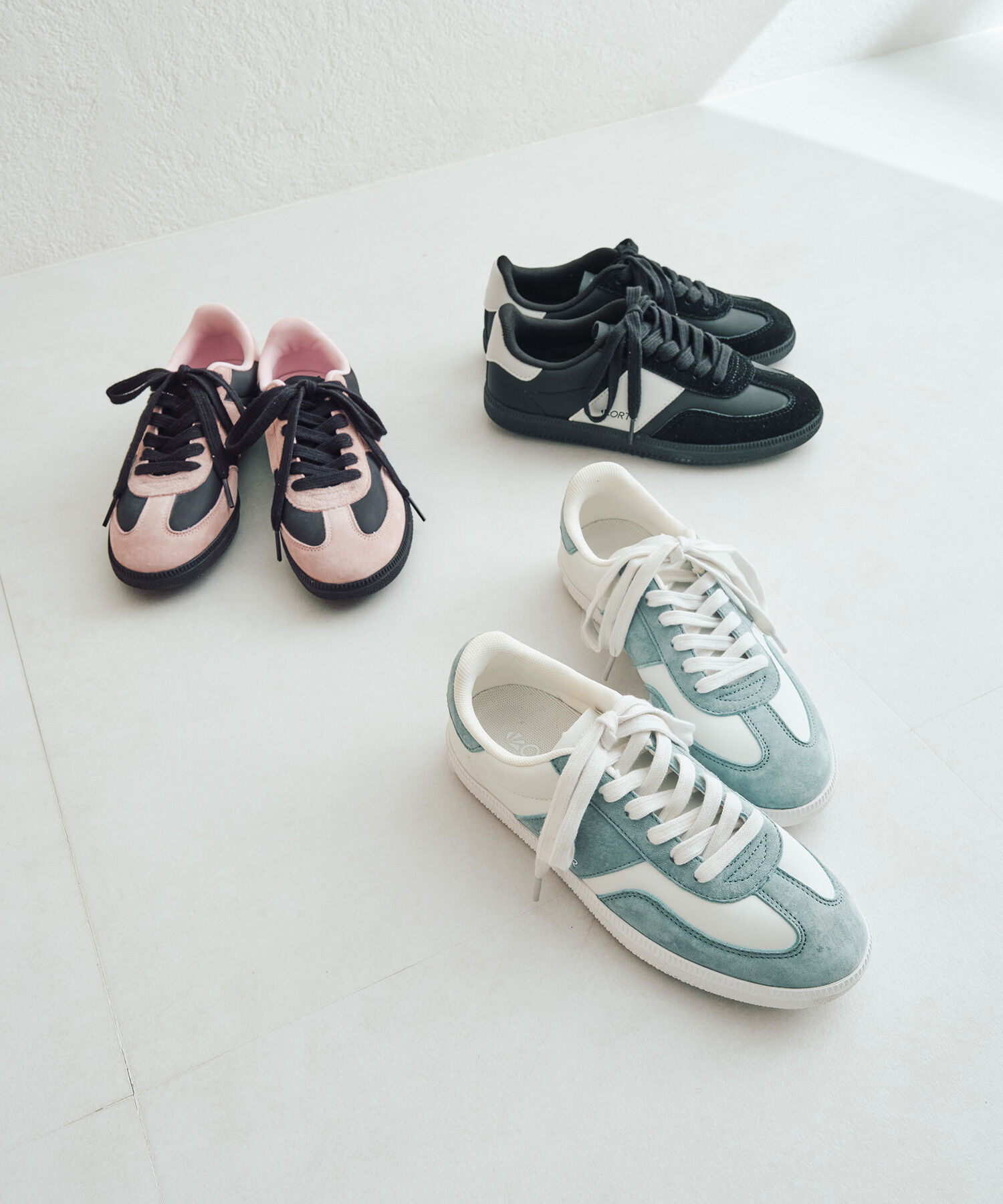 ORiental TRaffic「フラットソール配色スニーカー/OT3759」|スニーカー|BLUE