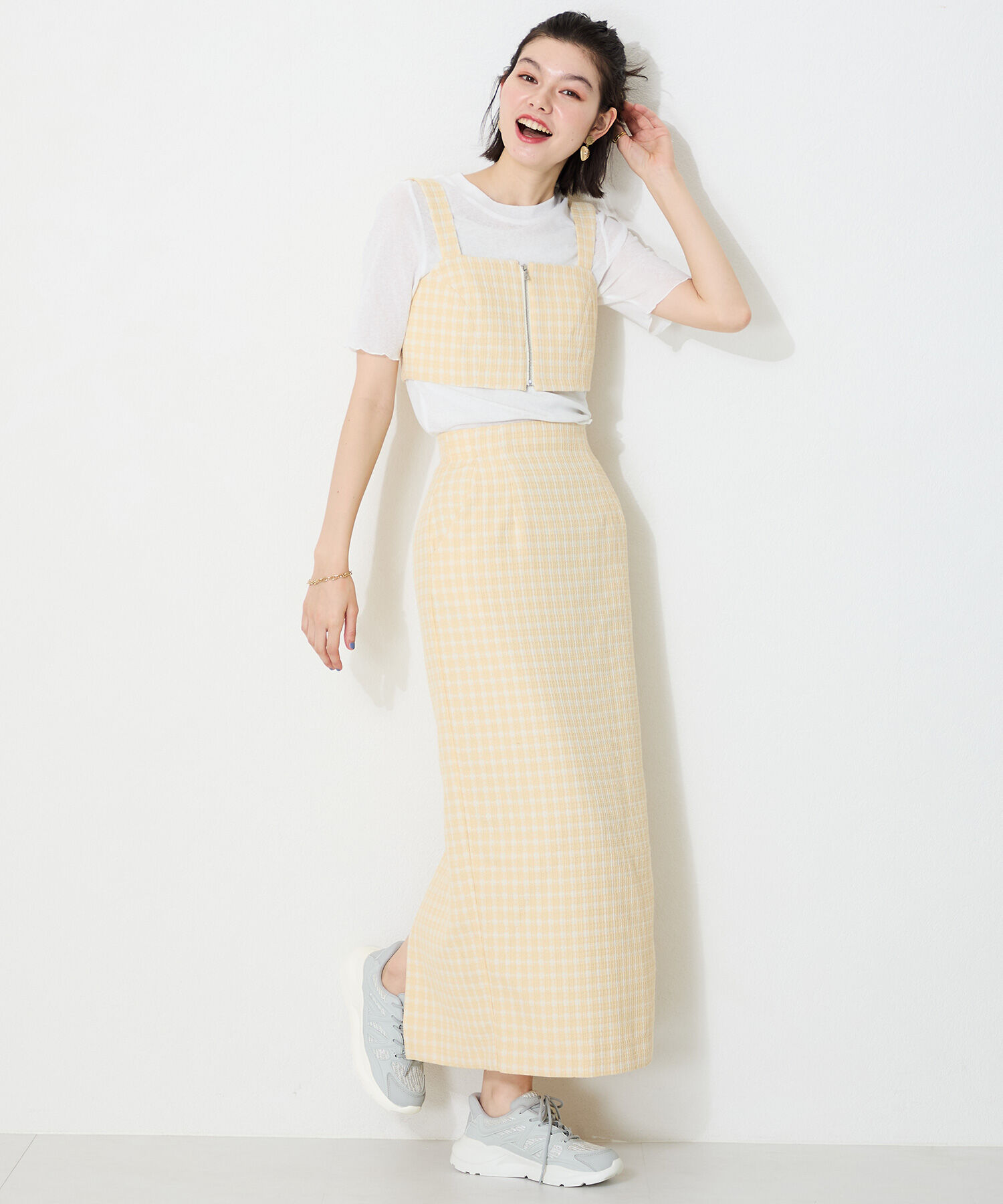 ORiental TRaffic「ラバーパーツ&times;ラメ織りレーススニーカー/OT3760」|スニーカー|