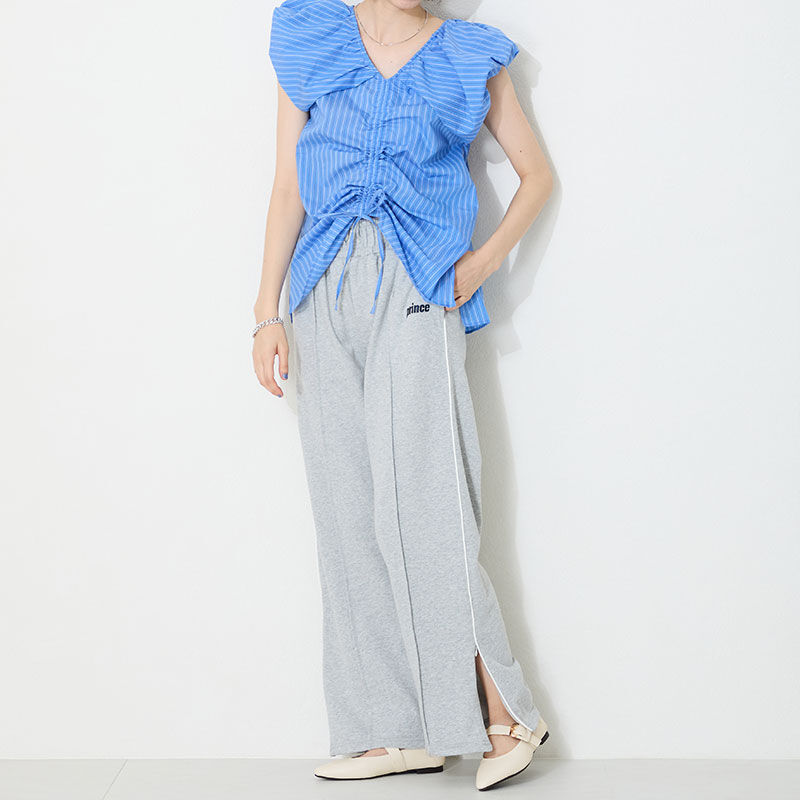 WA Oriental TRaffic「配色バックル柔らかフラットパンプス/52118 パンプス フィット クッション 人気 トレンド」|パンプス|