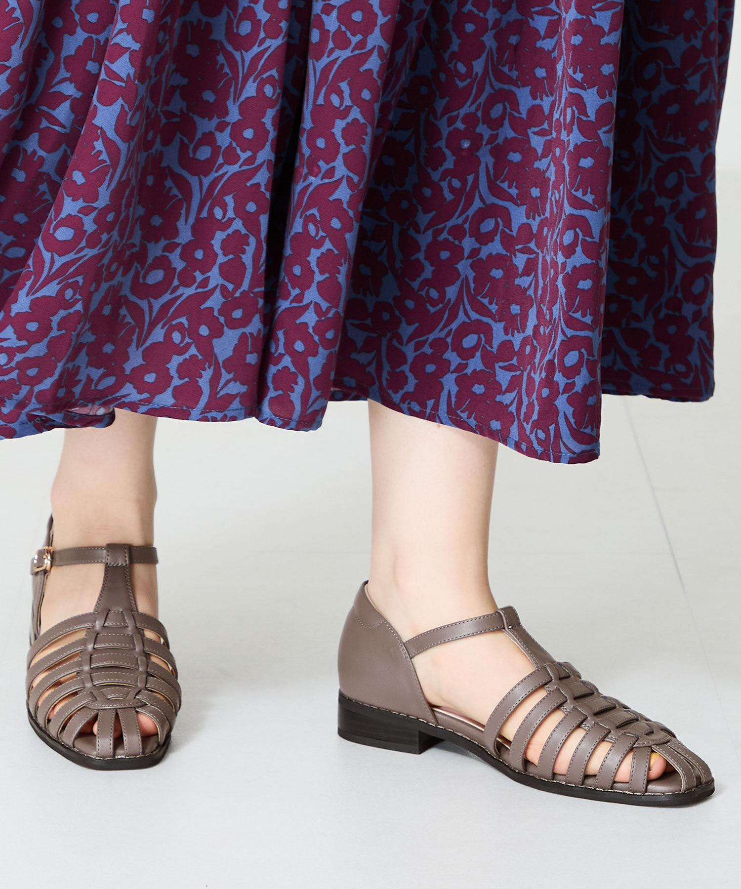 WA Oriental TRaffic「ナローストラップグルカシューズ/52114 グルカサンダル フラット 人気」|サンダル|