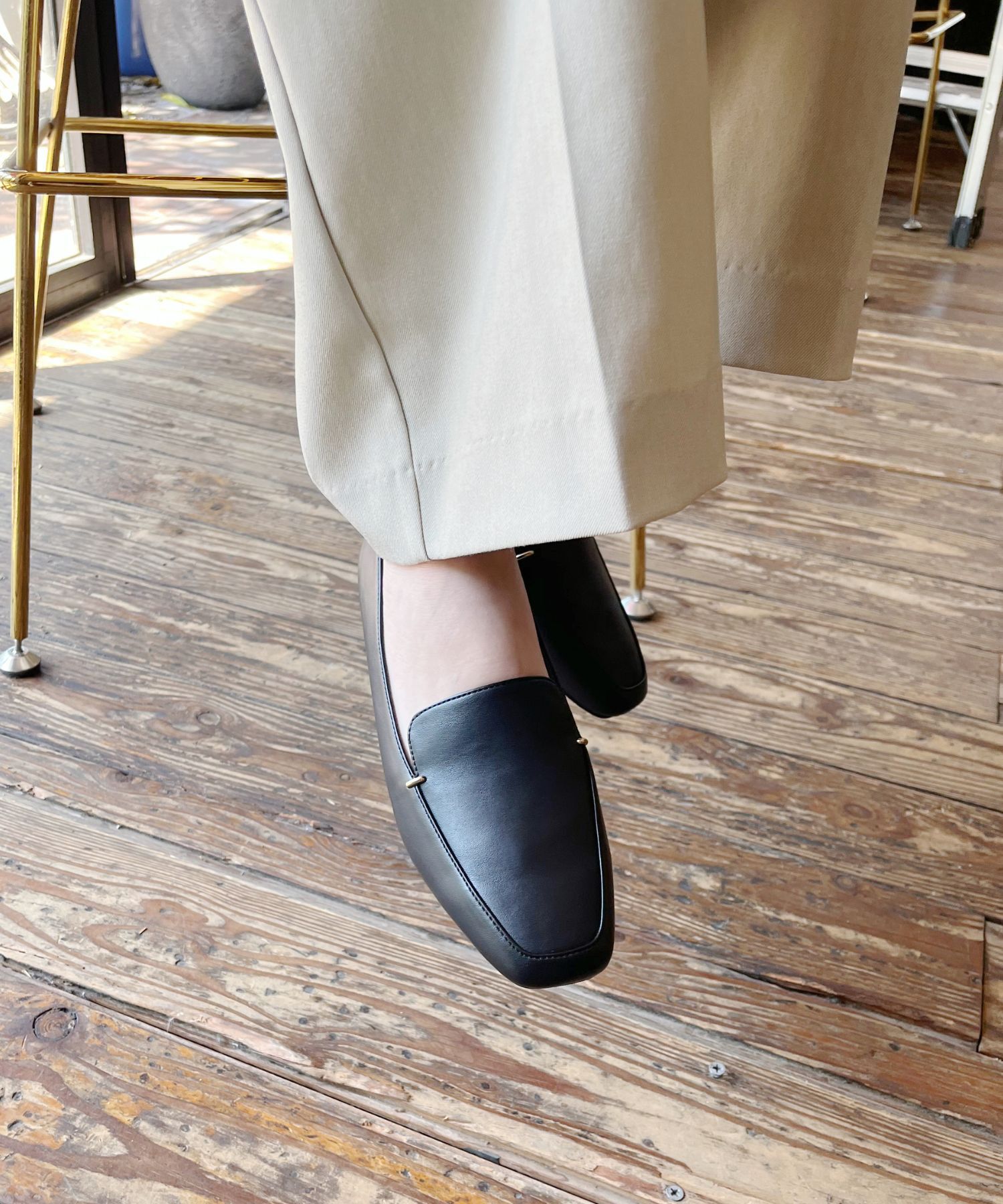 WA Oriental TRaffic「【WEB限定/累計1万足突破】メタル アクセント オペラ シューズ /R-4011 パンプス フラット」|パンプス|