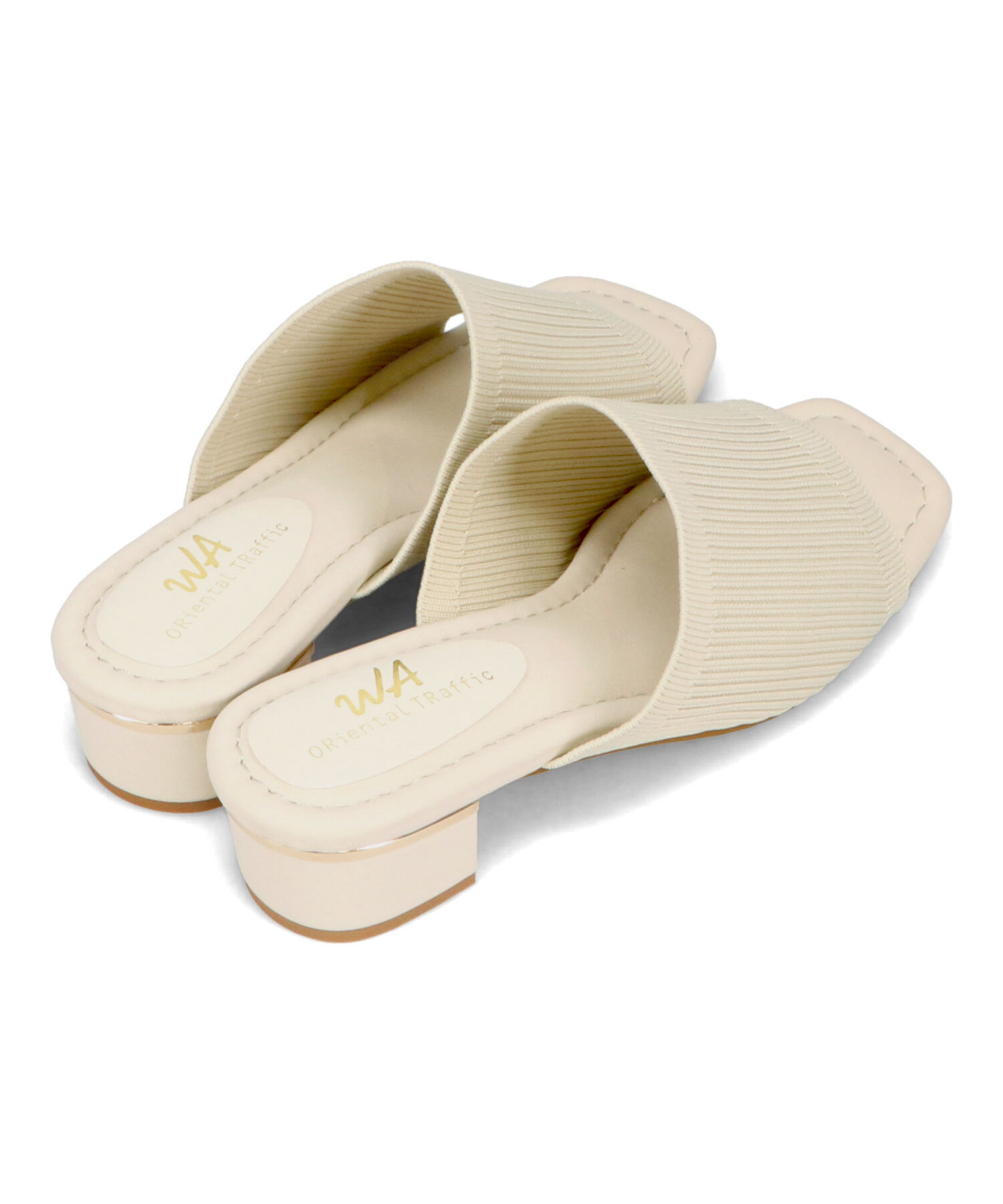 WA Oriental TRaffic「ニットミュールサンダル/52207 ミュール ニット トレンド サンダル 柔らかい 人気」|サンダル|