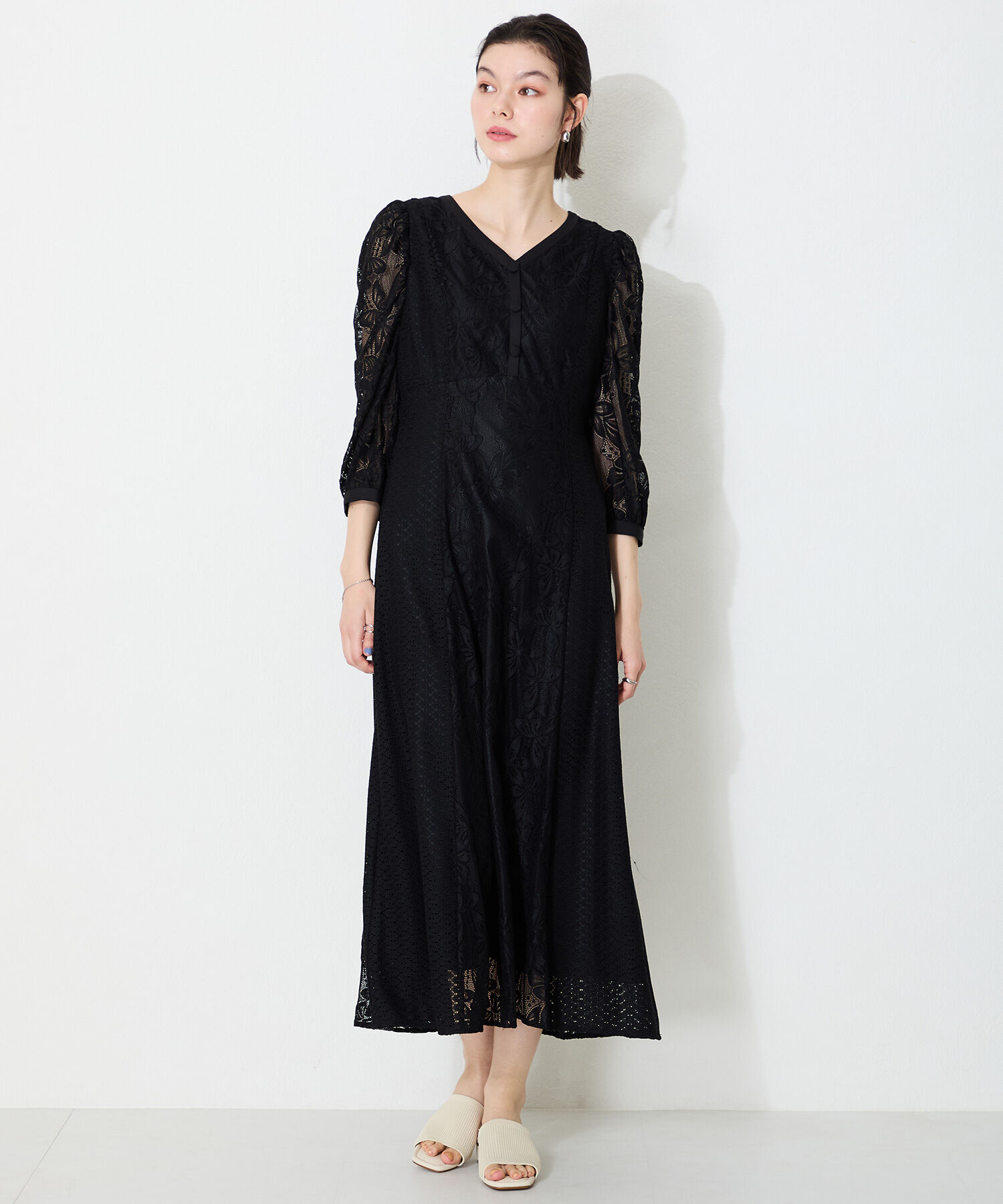 WA Oriental TRaffic「ニットミュールサンダル/52207 ミュール ニット トレンド サンダル 柔らかい 人気」|サンダル|