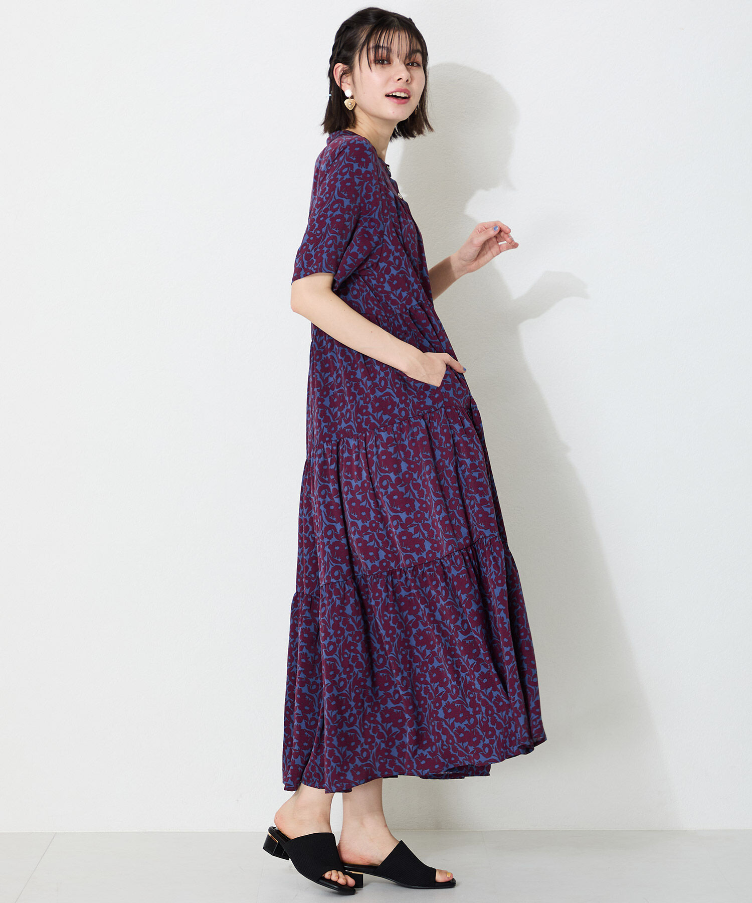 WA Oriental TRaffic「ニットミュールサンダル/52207 ミュール ニット トレンド サンダル 柔らかい 人気」|サンダル|