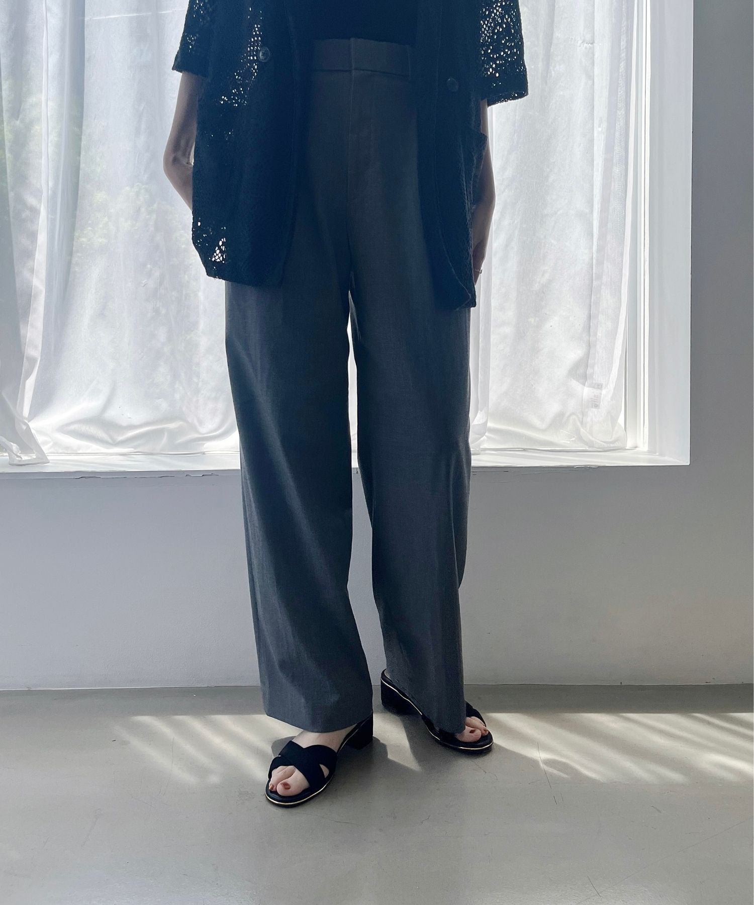 ORiental TRaffic「【WEB限定】クロスストラップメタリックラインサンダル/55201 サンダル トレンド 人気」|サンダル|