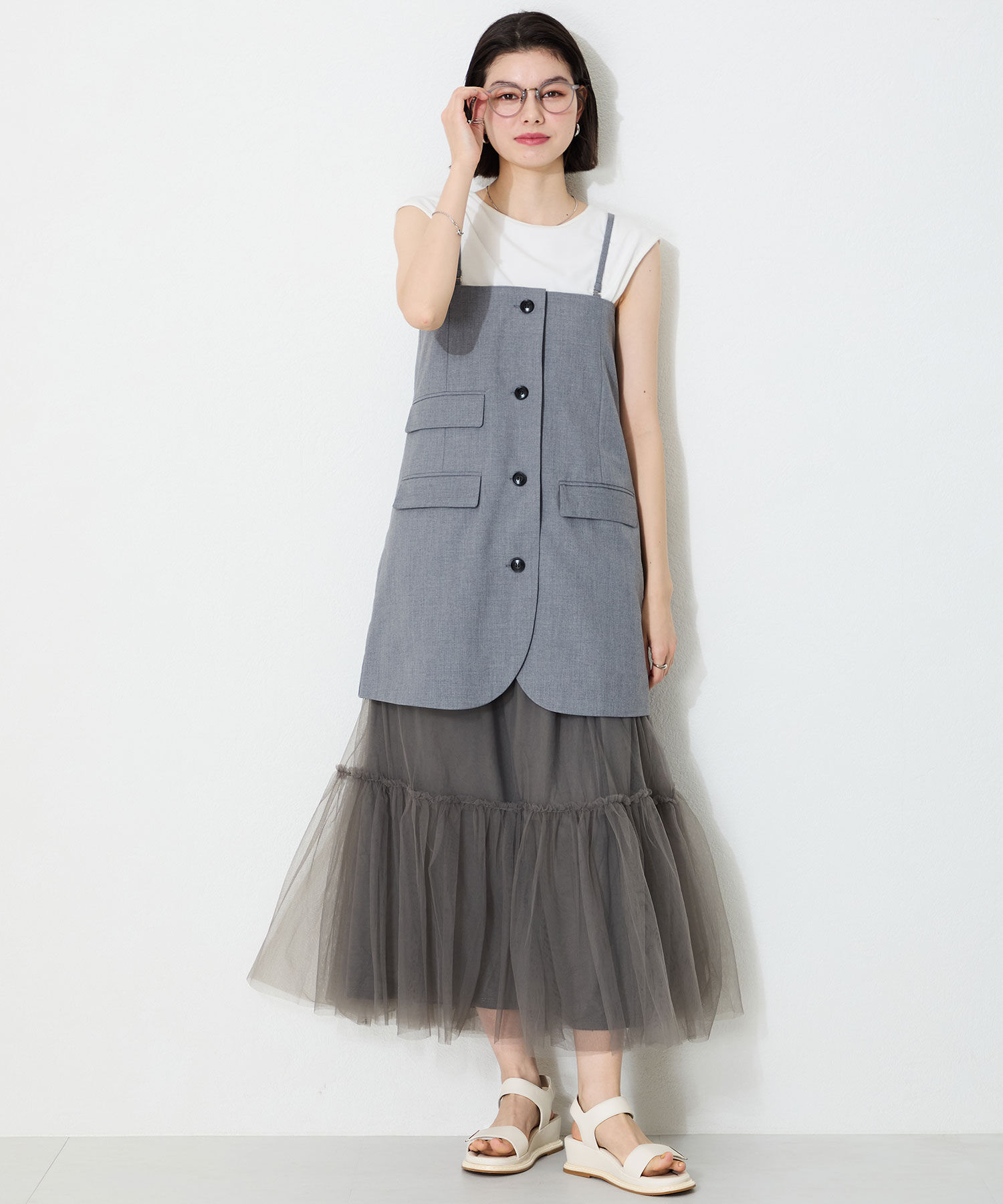 WA Oriental TRaffic「ワンベルトクッションウエッジサンダル/52205 人気 トレンド 売れてる サンダル」|サンダル|