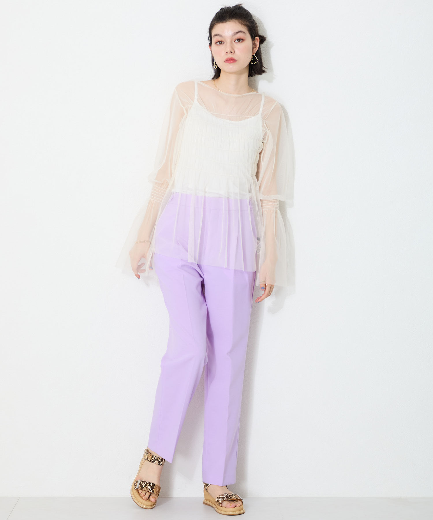 WA Oriental TRaffic「ワンベルトクッションウエッジサンダル/52205 人気 トレンド 売れてる サンダル」|サンダル|