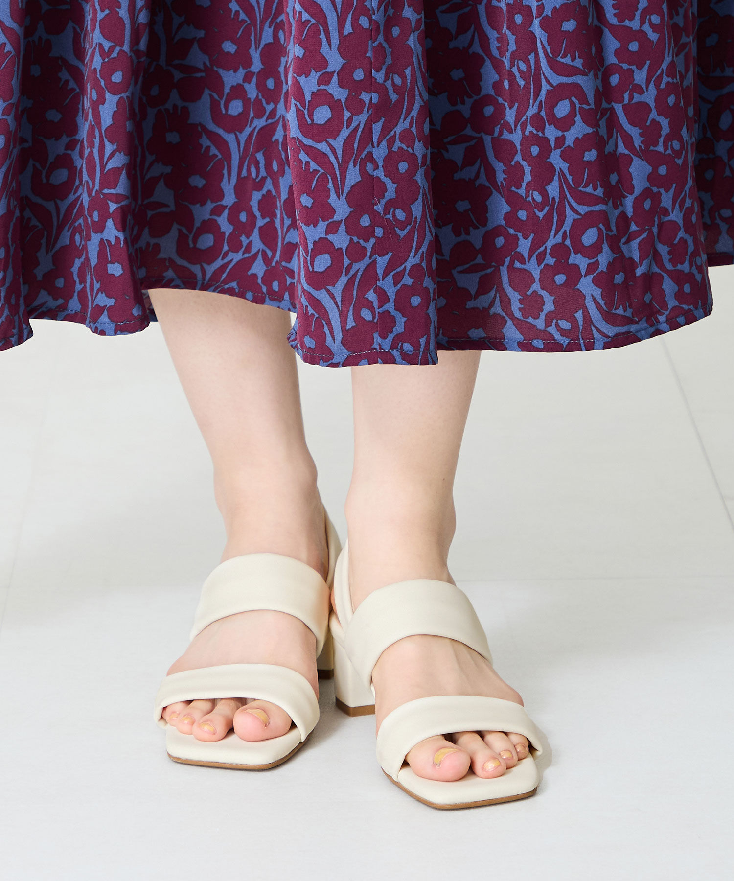 WA Oriental TRaffic「ソフトレザーダブルベルトサンダル/52208 柔らかい 人気 フィット トレンド」|サンダル|