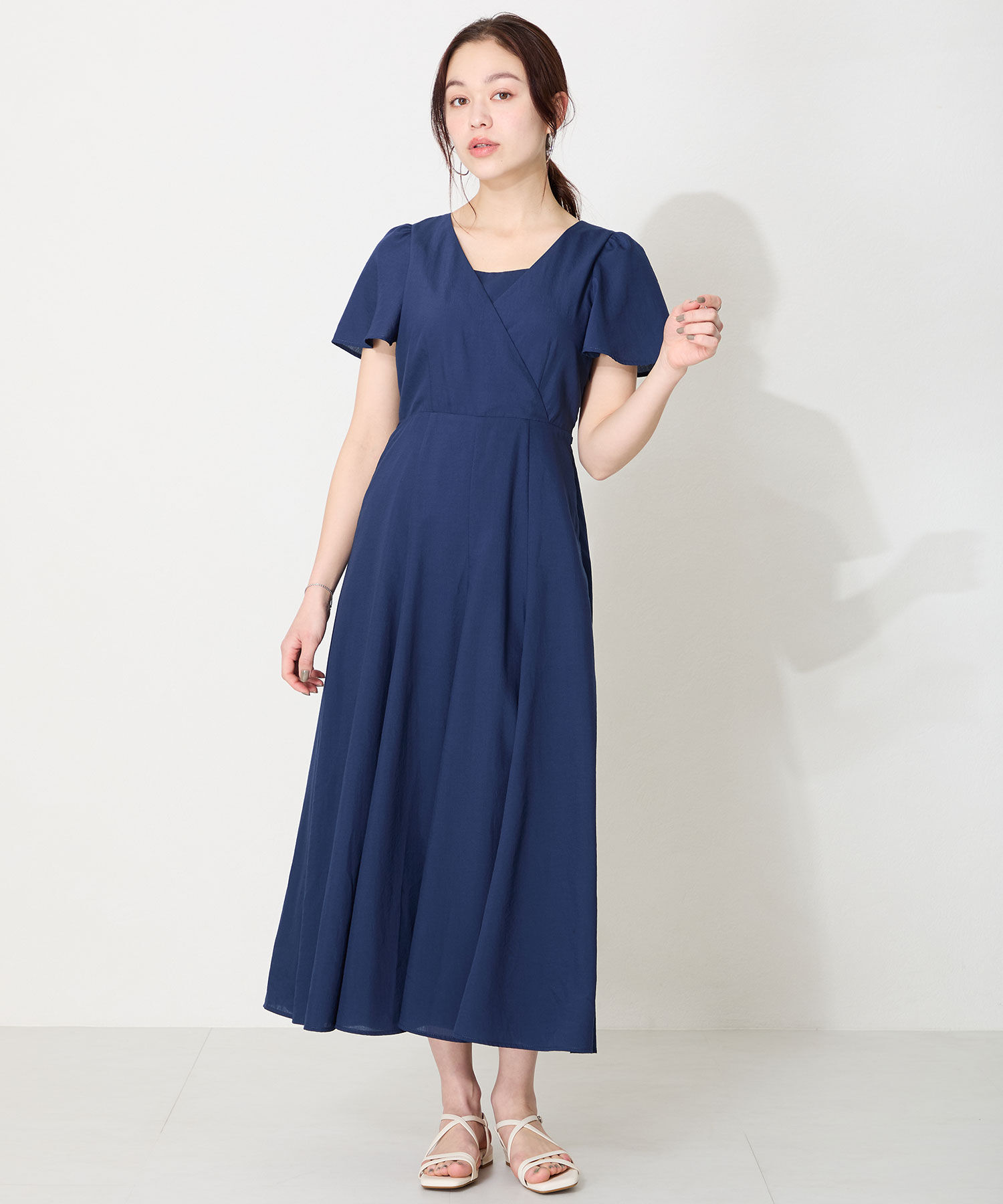 WA Oriental TRaffic「ナローストラップフラットサンダル/52209 サンダル　フラット 抜け感 人気 トレンド」|サンダル|