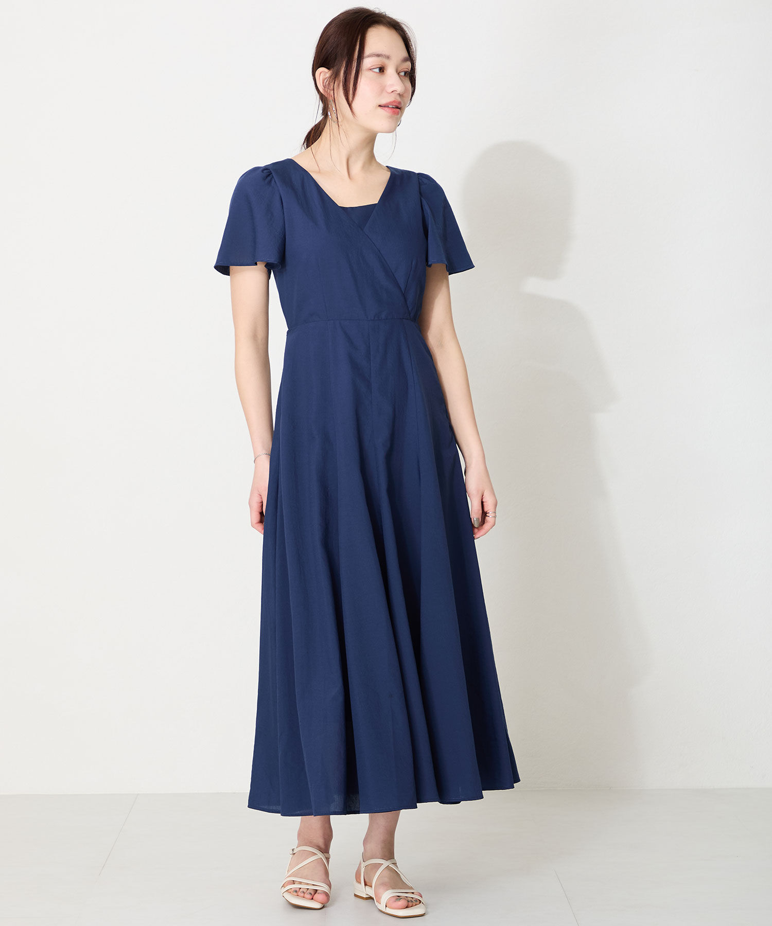 WA Oriental TRaffic「ナローストラップフラットサンダル/52209 サンダル　フラット 抜け感 人気 トレンド」|サンダル|