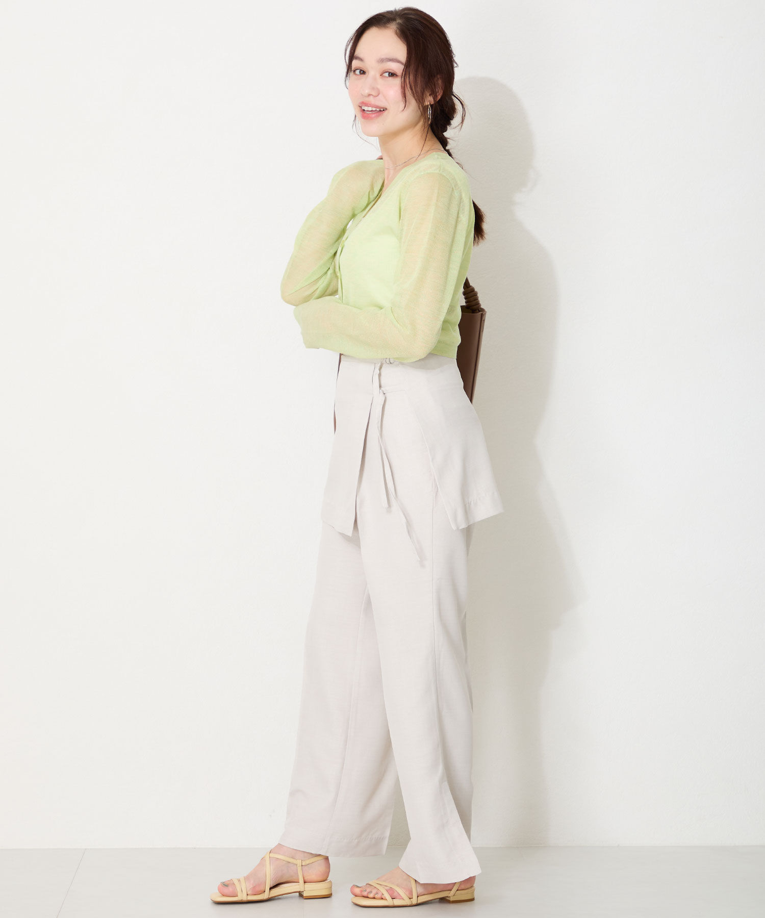 WA Oriental TRaffic「ナローストラップフラットサンダル/52209 サンダル　フラット 抜け感 人気 トレンド」|サンダル|