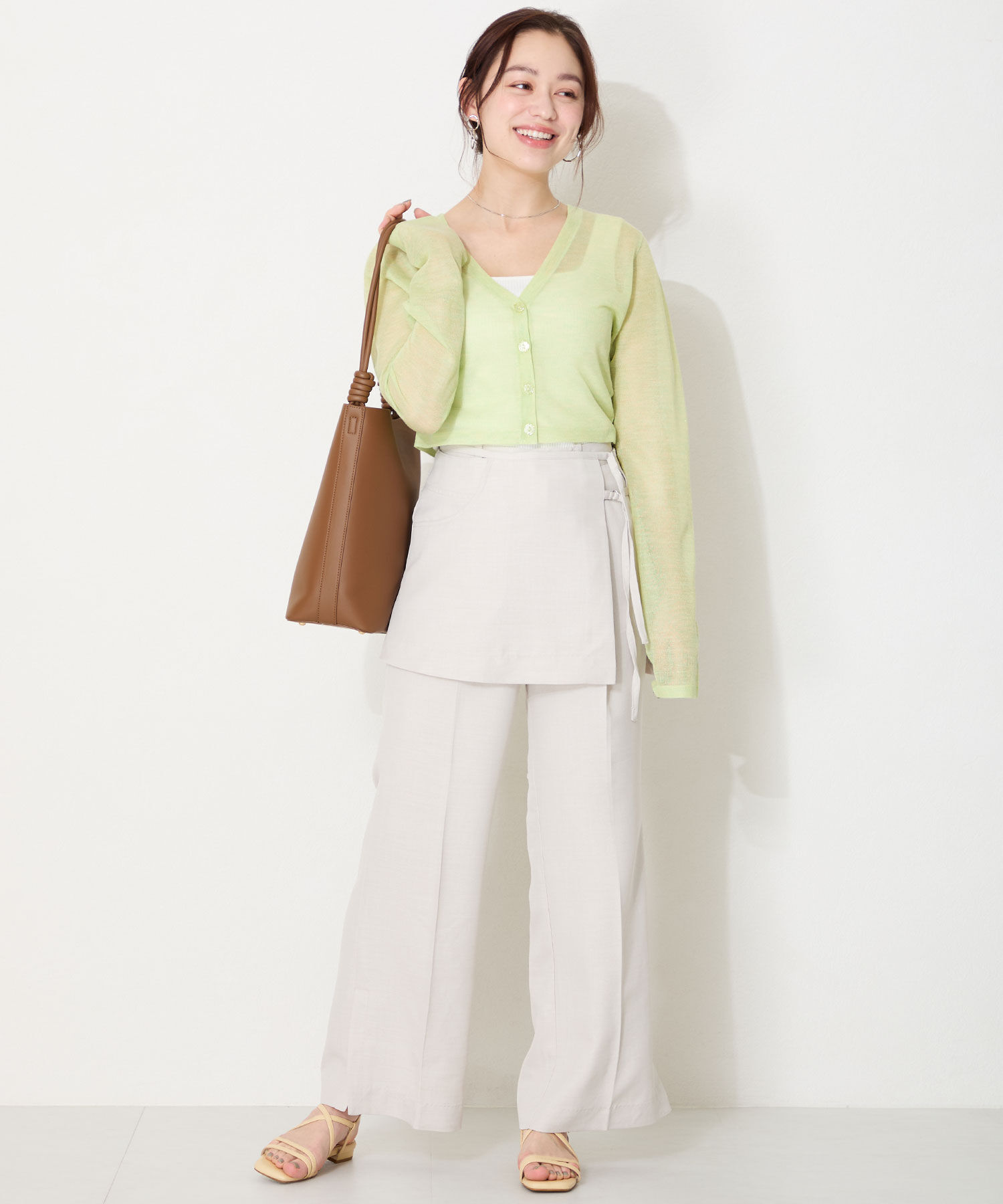 WA Oriental TRaffic「ナローストラップフラットサンダル/52209 サンダル　フラット 抜け感 人気 トレンド」|サンダル|