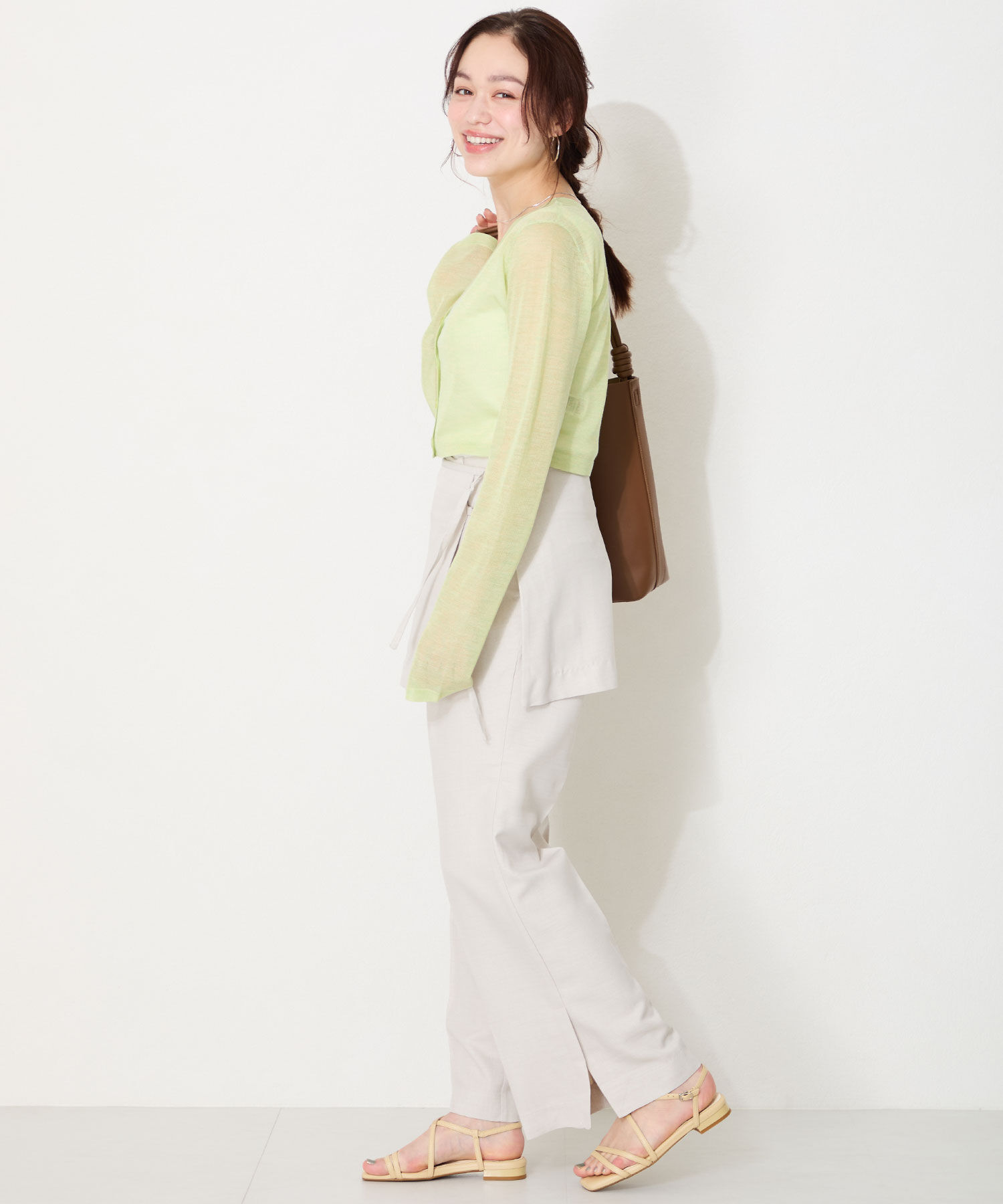 WA Oriental TRaffic「ナローストラップフラットサンダル/52209 サンダル　フラット 抜け感 人気 トレンド」|サンダル|