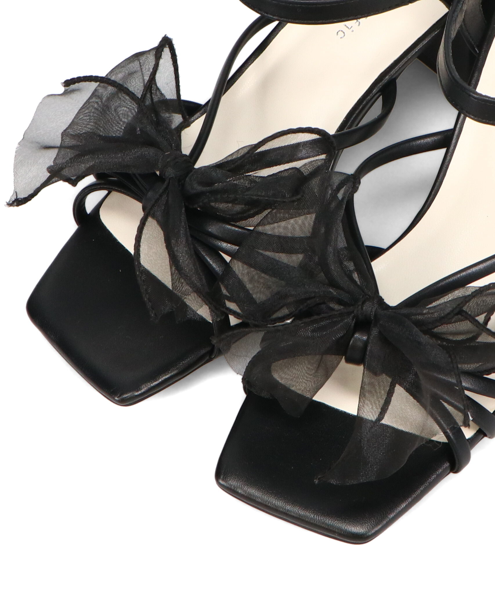 ORiental TRaffic「ビッグチュールリボンヒールサンダル/51220 サンダル 人気 トレンド」|サンダル|