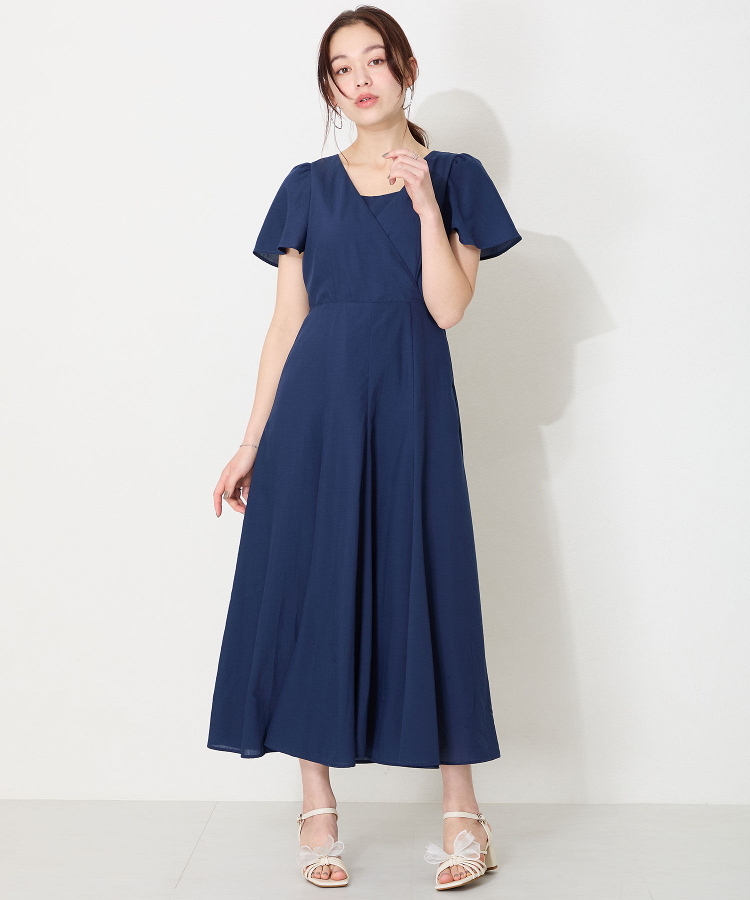 ORiental TRaffic「ビッグチュールリボンヒールサンダル/51220 サンダル 人気 トレンド」|サンダル|