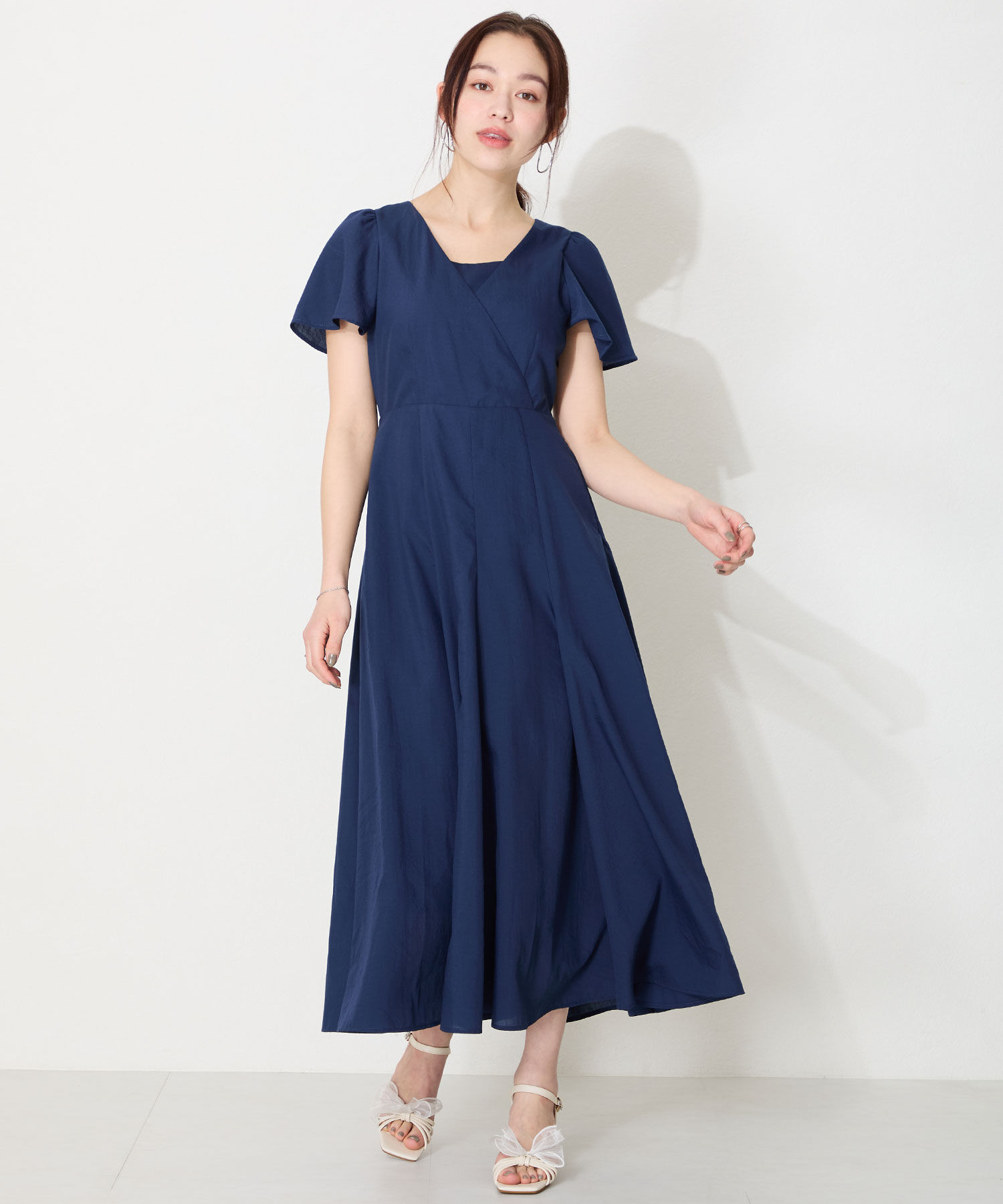 ORiental TRaffic「ビッグチュールリボンヒールサンダル/51220 サンダル 人気 トレンド」|サンダル|