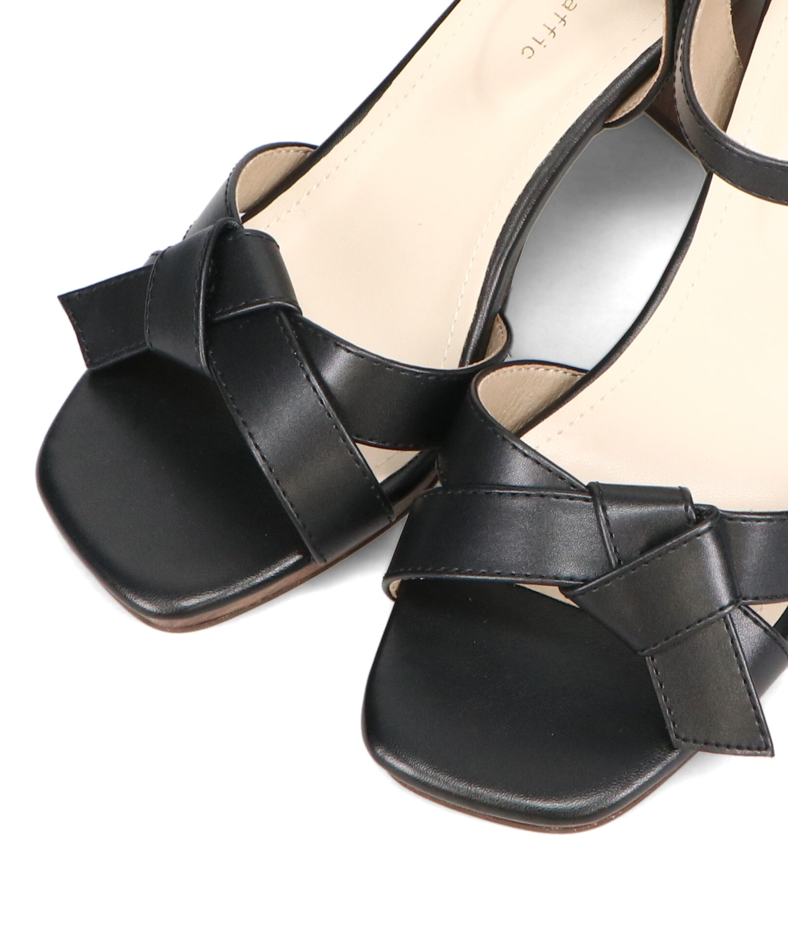 ORiental TRaffic「リボンベルトウッドヒールサンダル/51225 サンダル 人気 ヒール8.2cm」|サンダル|