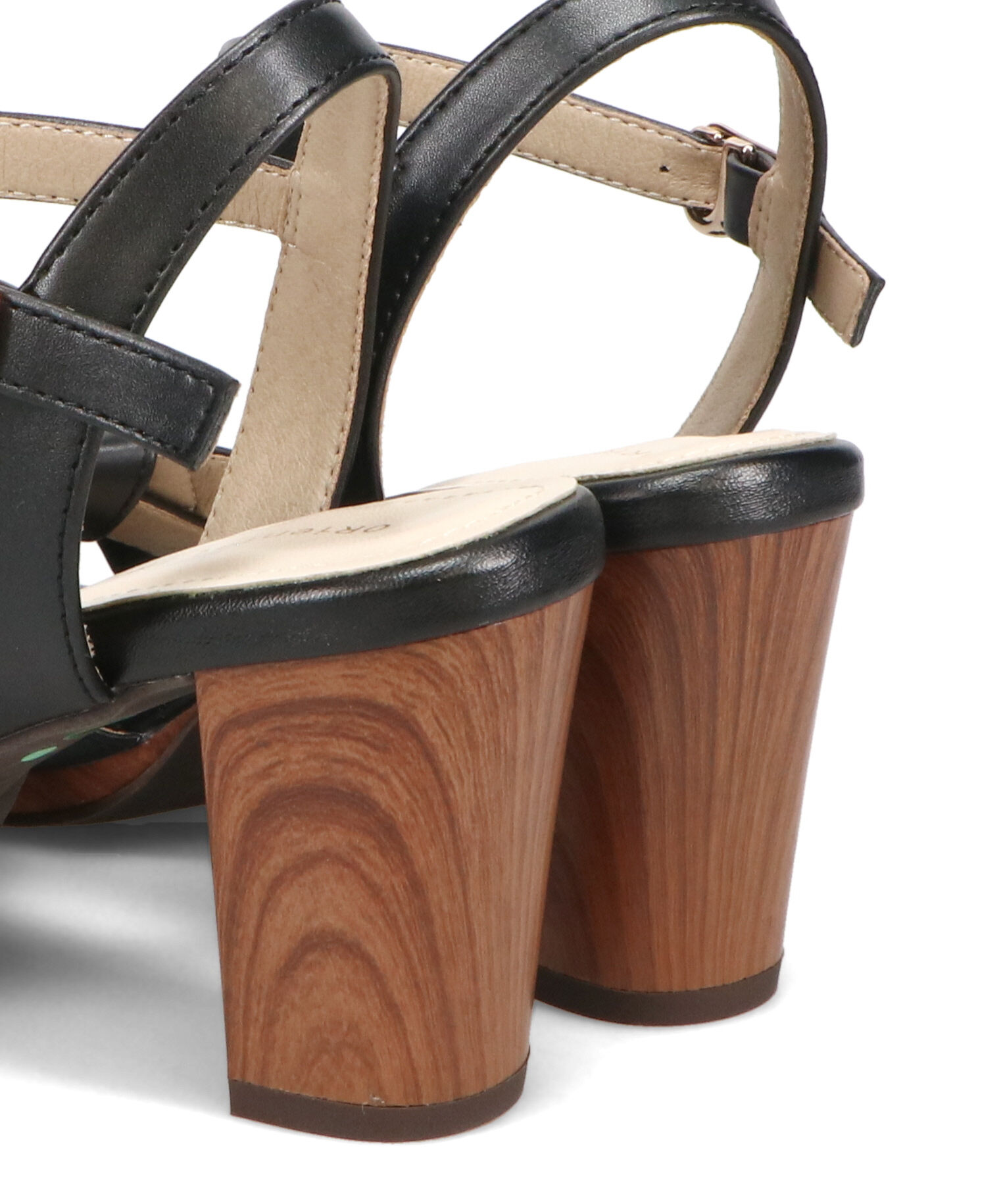 ORiental TRaffic「リボンベルトウッドヒールサンダル/51225 サンダル 人気 ヒール8.2cm」|サンダル|