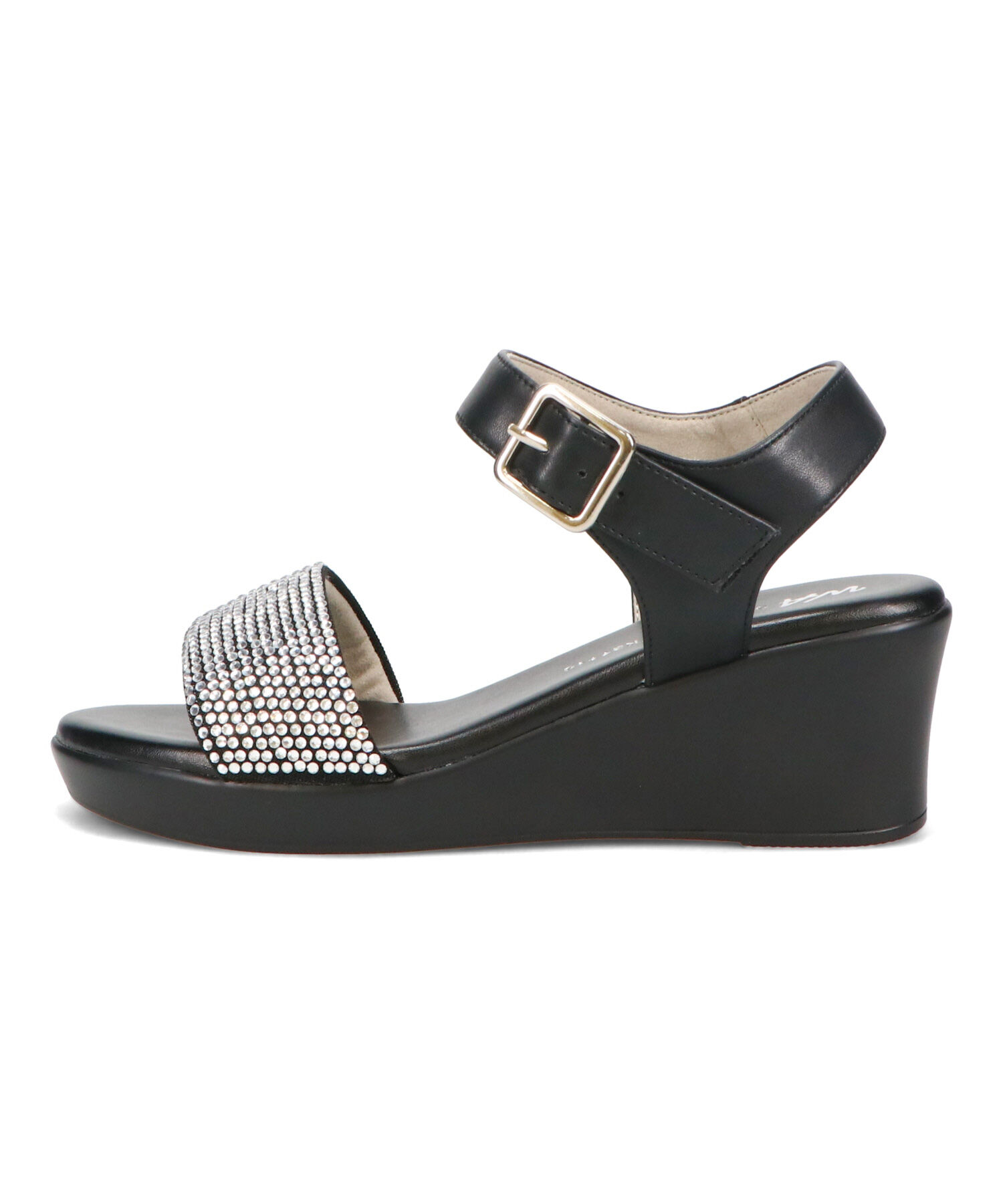 WA Oriental TRaffic「ラインストーンウエッジヒールサンダル/52210 人気 トレンド ヒール6.5cm」|サンダル|