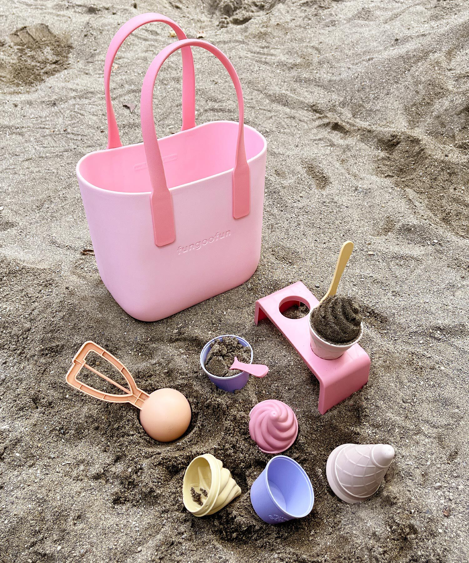 fungoofun「【WEB限定】EVAスクエアトートバッグ/G-0022 ハンドバッグ 軽い 軽量」|ハンドバッグ|