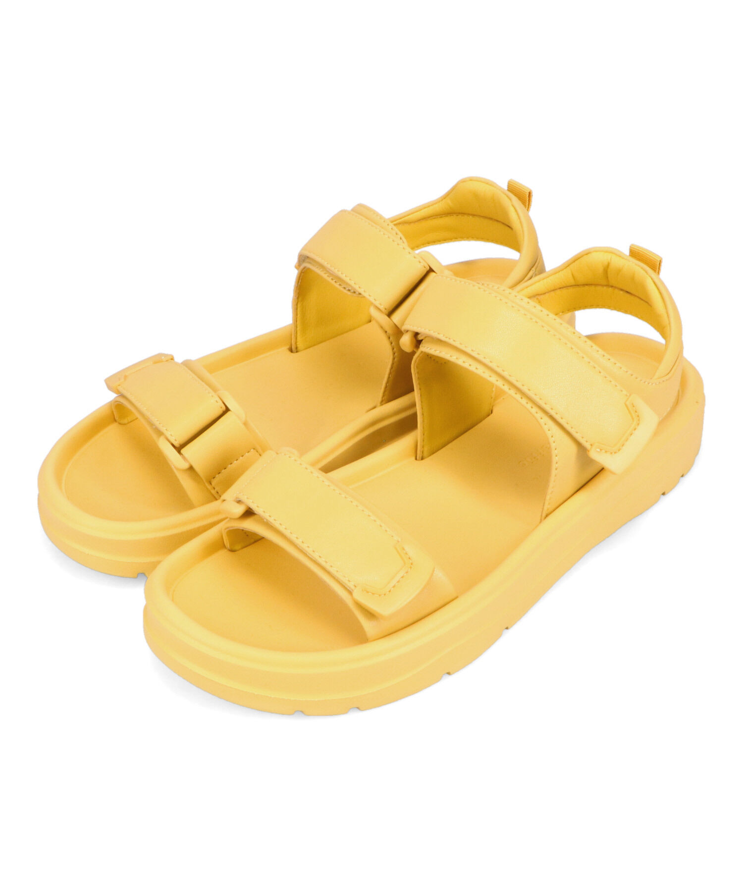 ORiental TRaffic「【Fit me サンダル】ダブル ベルト サンダル /51227 軽い 柔らかい フラット」|サンダル|