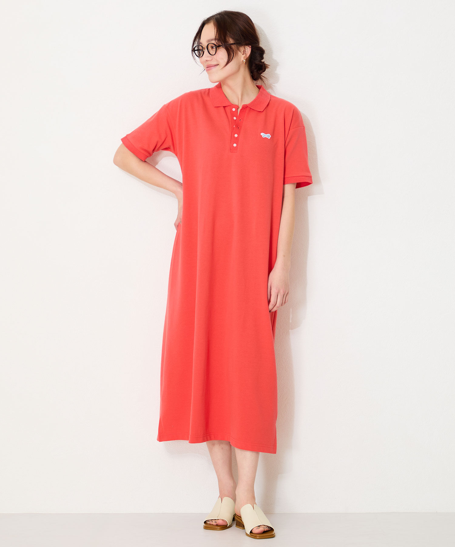 ORiental TRaffic「【WEB限定】●人気アイテム●センタースリットミュールサンダル/55206 サンダル 」|サンダル|