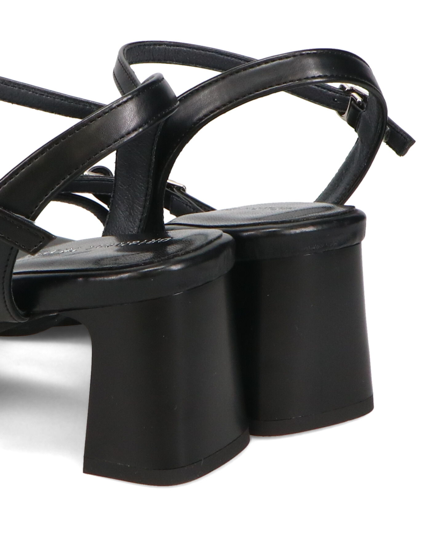 ORiental TRaffic「●2025春夏新作●スクエアバックルデザインヒールサンダル/51233」|サンダル|